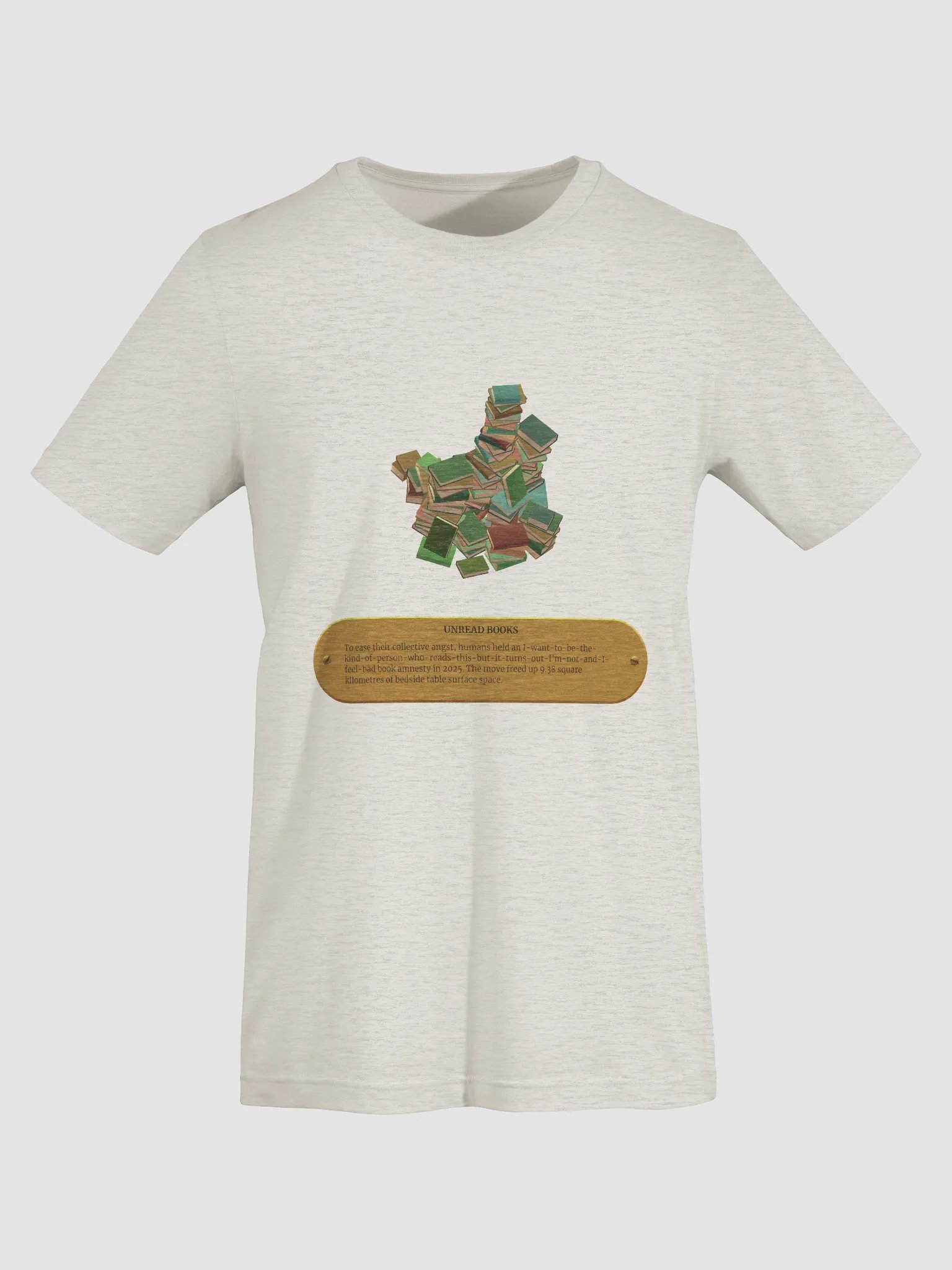 A Monster's Expedition T-Shirt - Pile of Unread Books Exhibit product image (39)