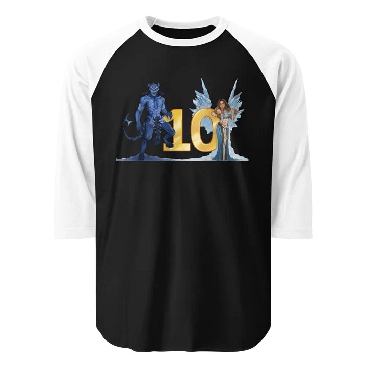 10th Anniversary 3/4 Sleeve Raglan Shirt product image (1)