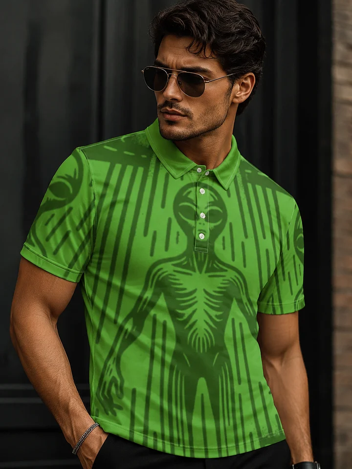 Signature GreenLightStop Alien Pulse Polo product image (1)