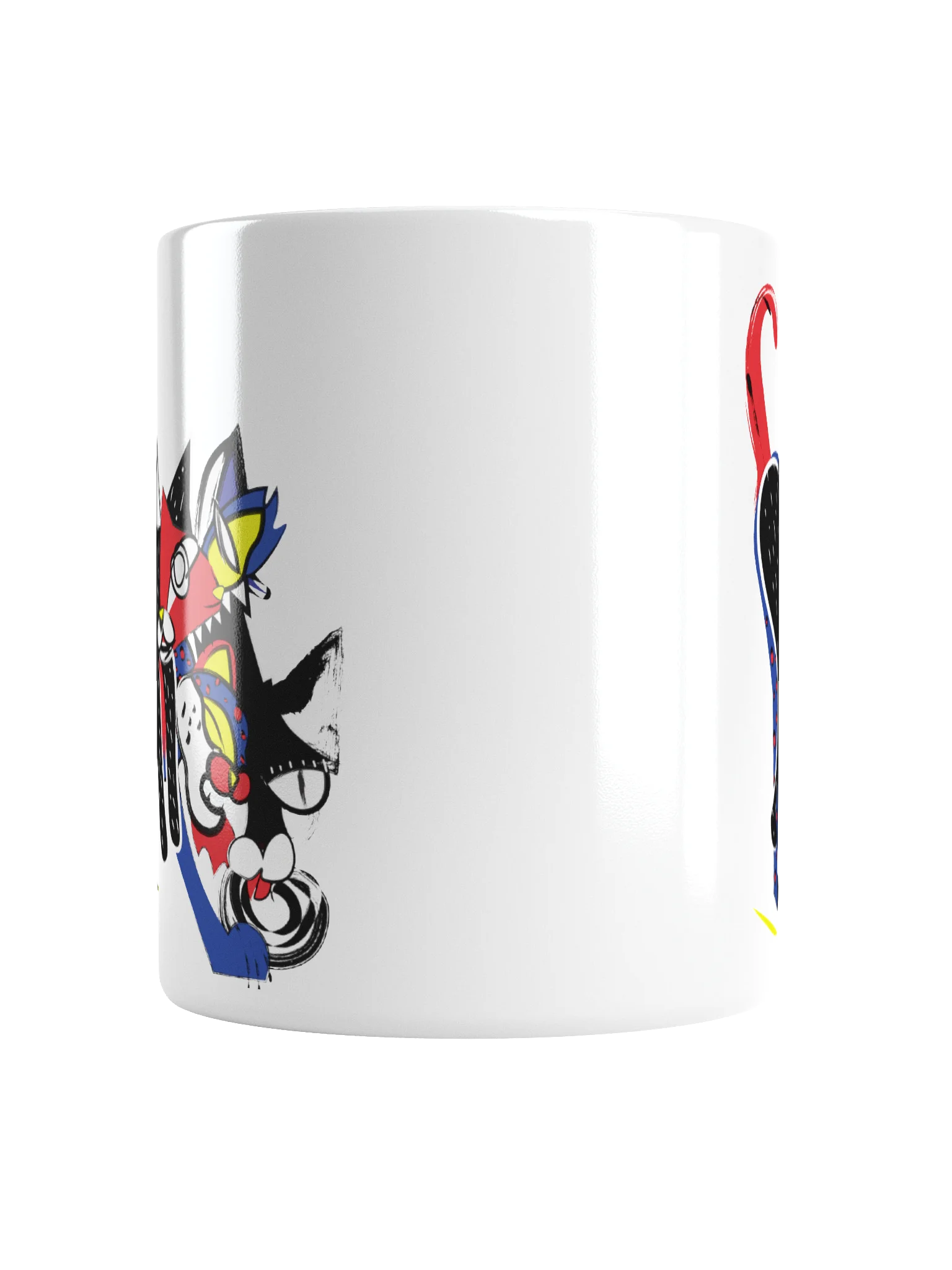 Mug: Kaleido Cat - Primary colors product image (6)