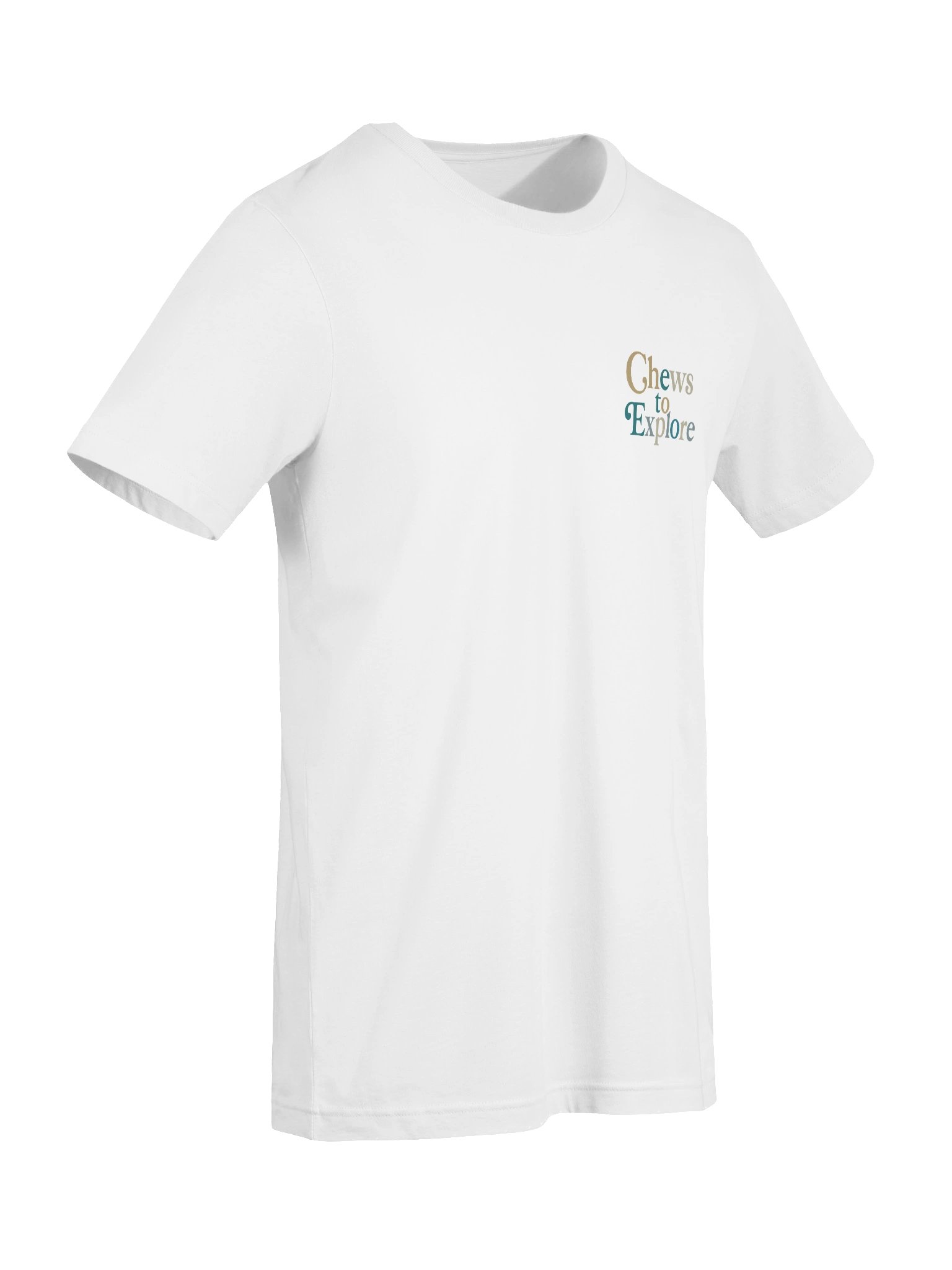 ChewsToExplore White T-Shirt product image (9)