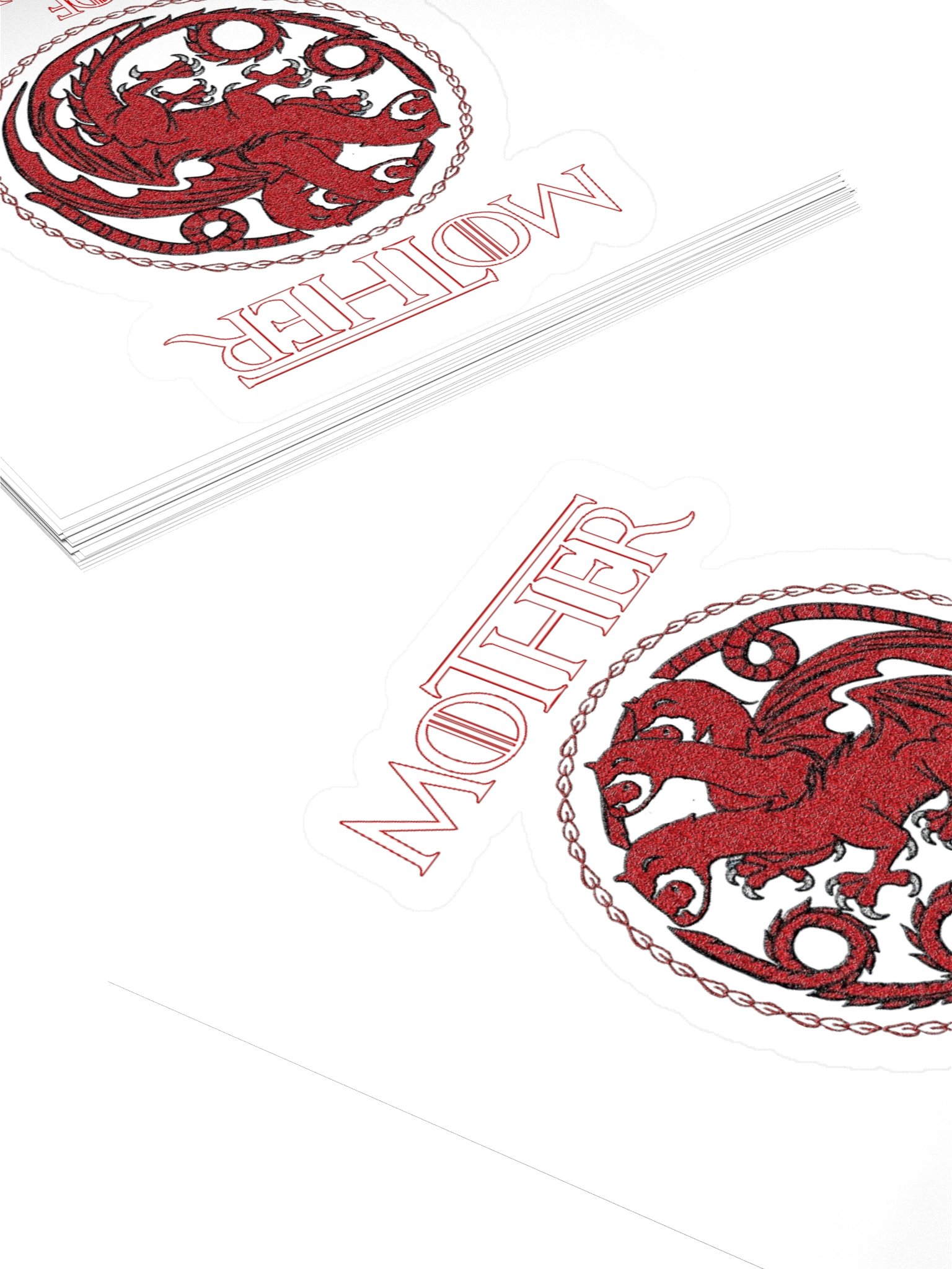 Farm n' Fancy Mother of Ferrets Stickers | Funny Ferret Mom Sticker product image (4)