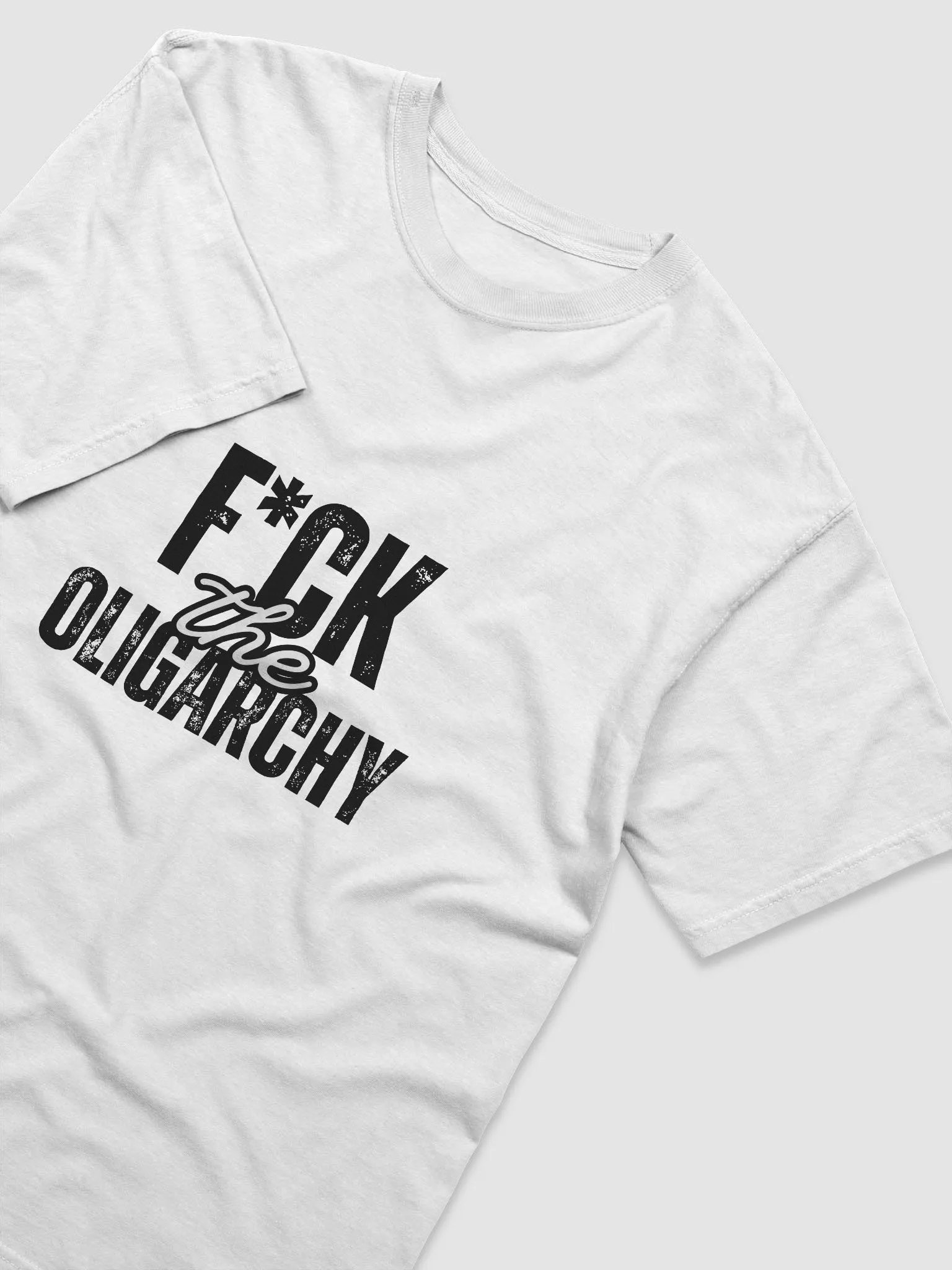 F*ck the Oligarchy Heavyweight Tee (lighter colors) product image (3)