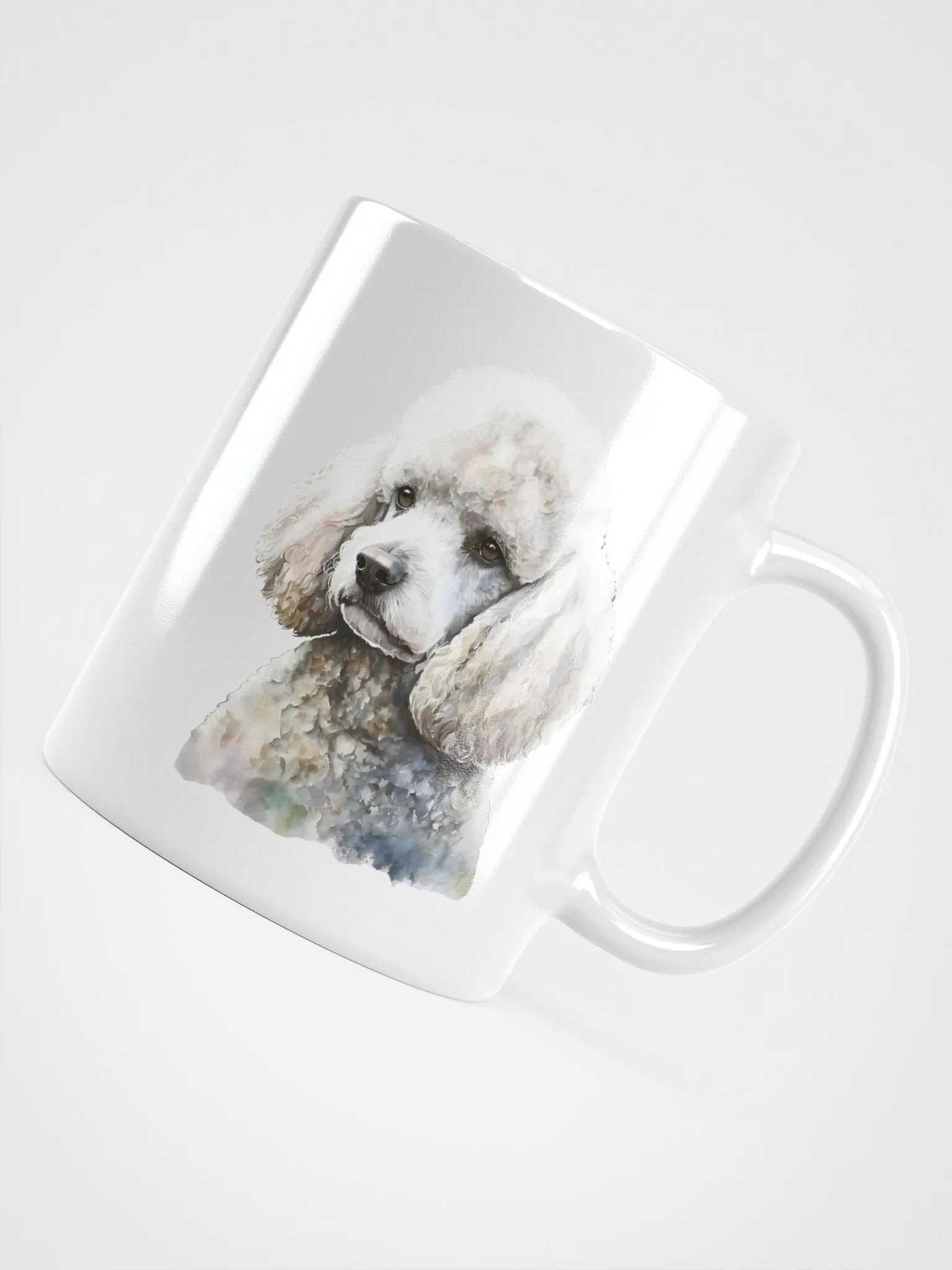White Poodle Coffee Mug product image (4)
