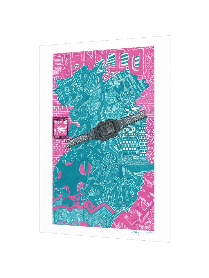 Whats the time Mr Wolf Matte Poster Print product image (2)