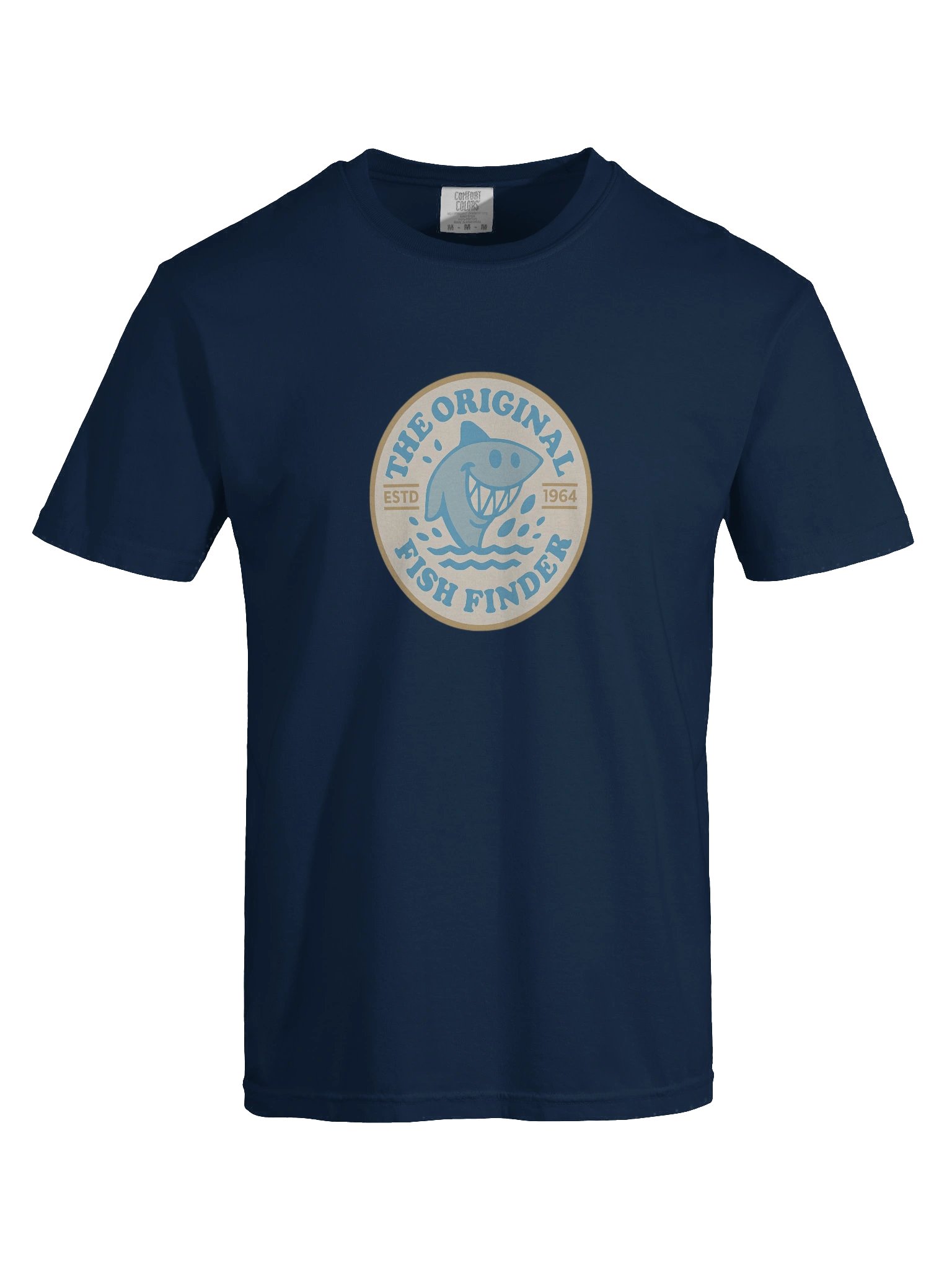 TOFF Shark T-Shirt / The Original Fish Finder Shark T-Shirt Full Colour Heavyweight product image (4)