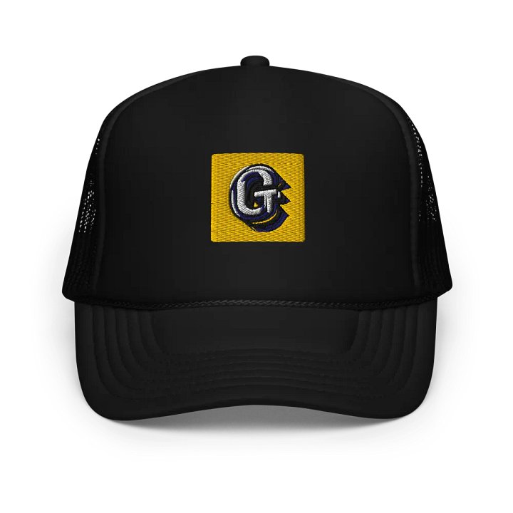 Glamorous Tango Foam Trucker Hat |AI Design initial G product image (2)