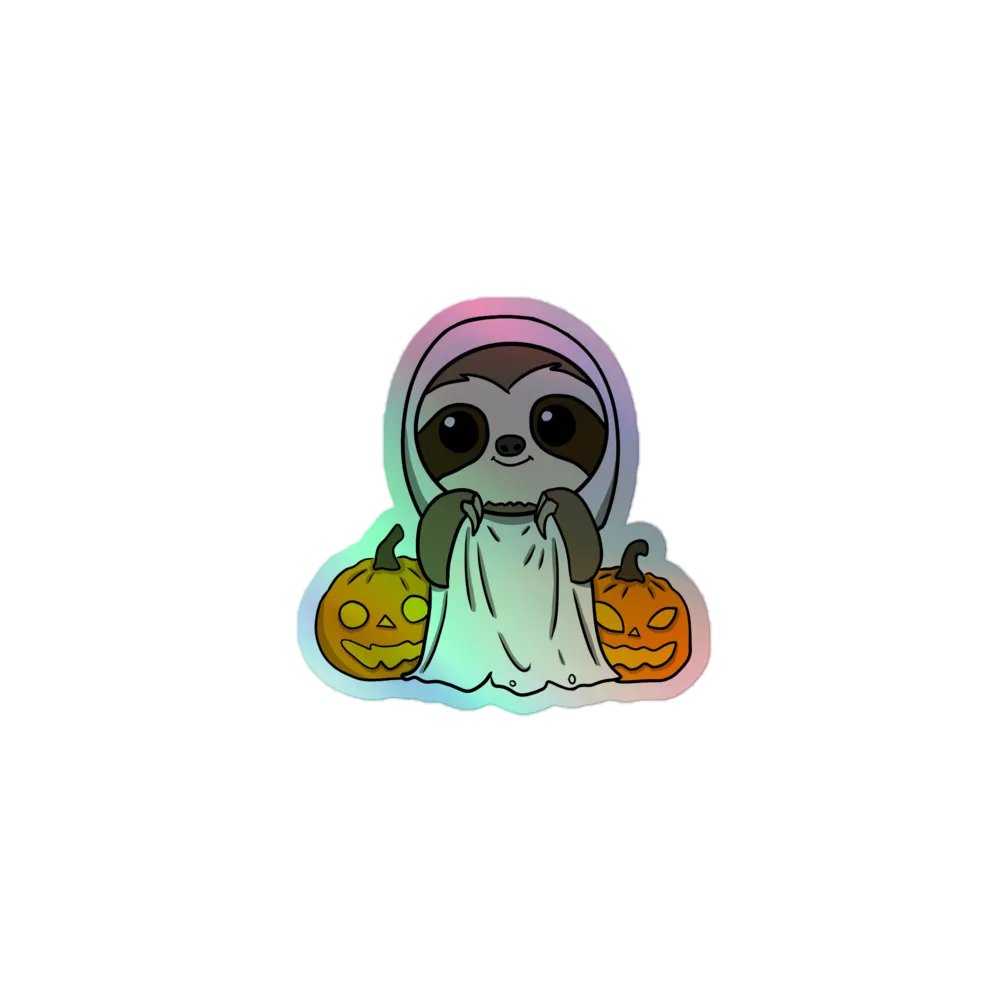 Holographic Sticker Sheet - Ghost product image (1)