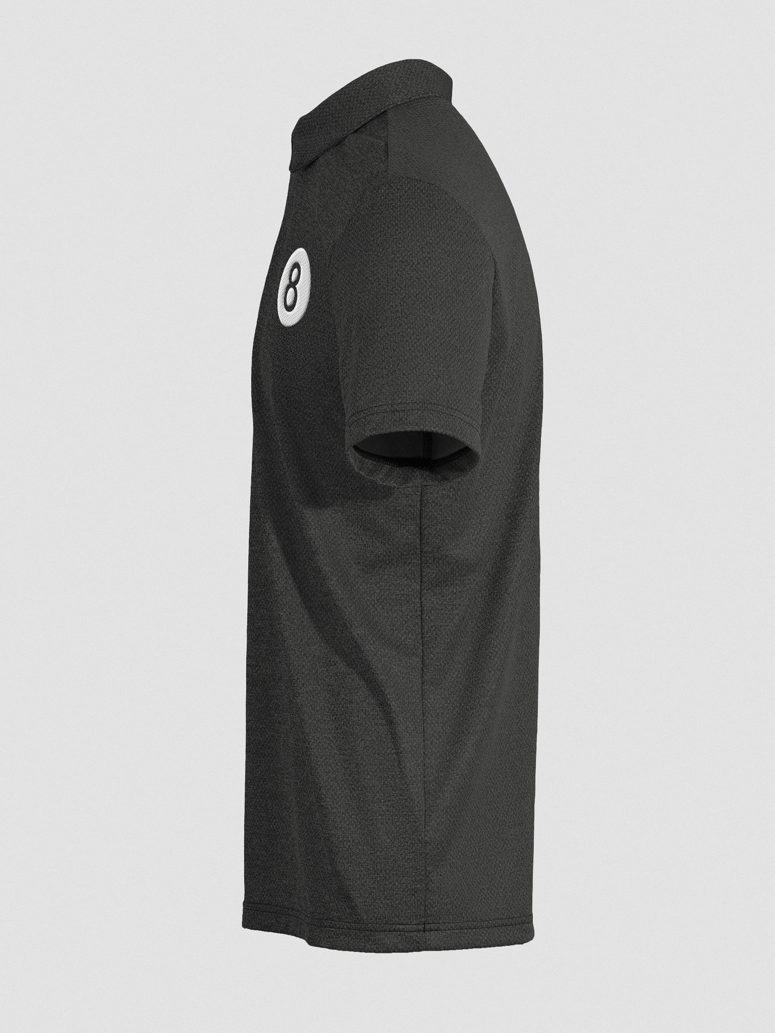 billiard pool embroidred 8 ball Adidas Space Dyed Polo Shirt by Adidas product image (27)