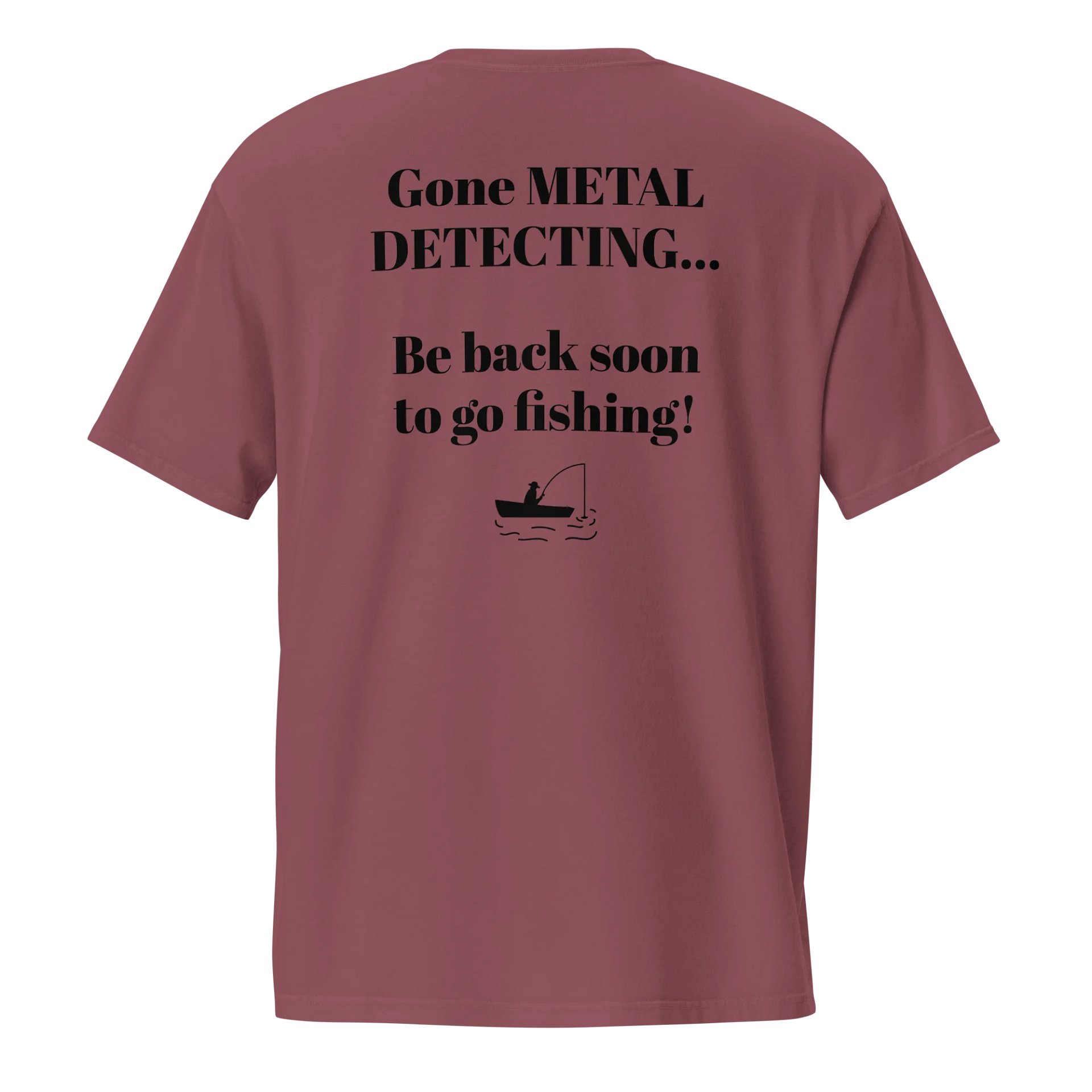 Gone Metal Detecting Pocket Tee product image (3)