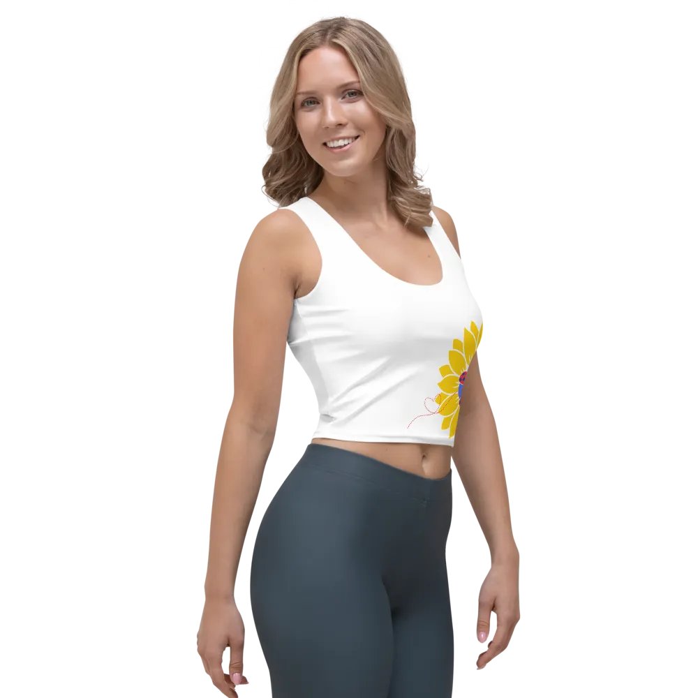 Sunflower Ladybug Crop Top product image (3)