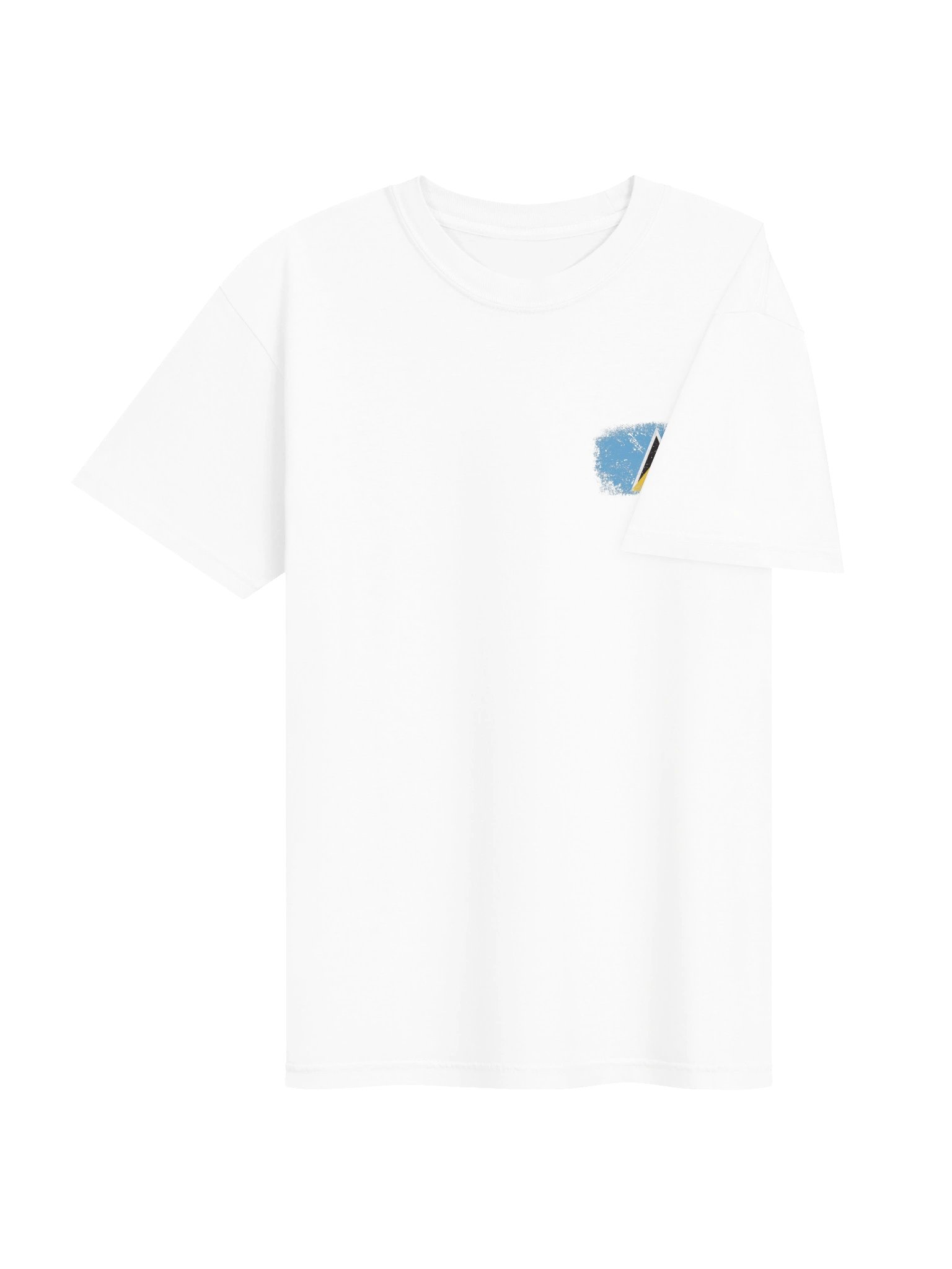 Saint Lucia Flag Streetwear Tee product image (76)