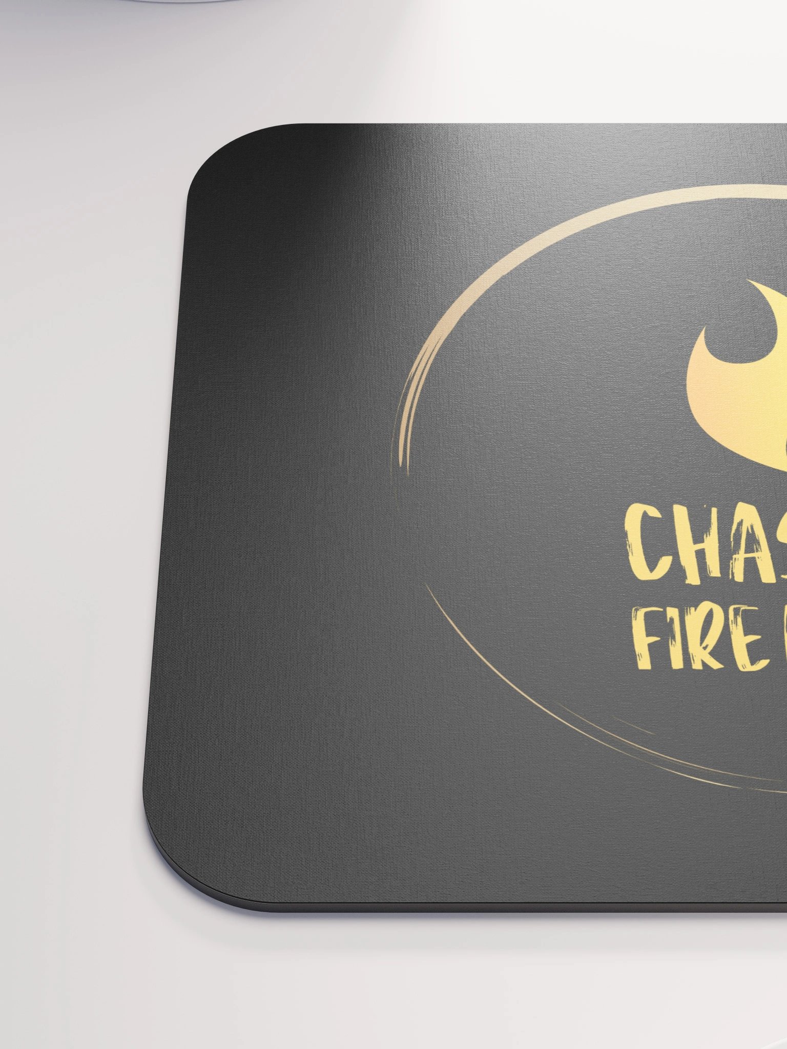 Chasing Fire GOLD FLAME Logo Mouse Pad product image (6)