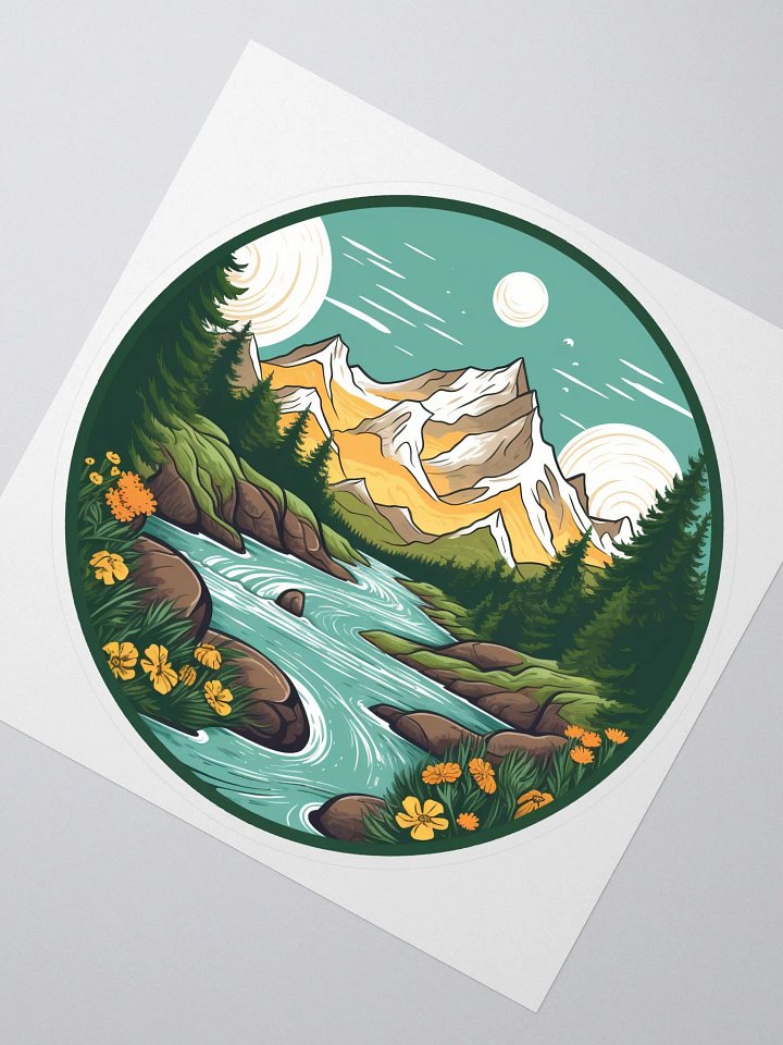 Spring Mountains sticker product image (2)