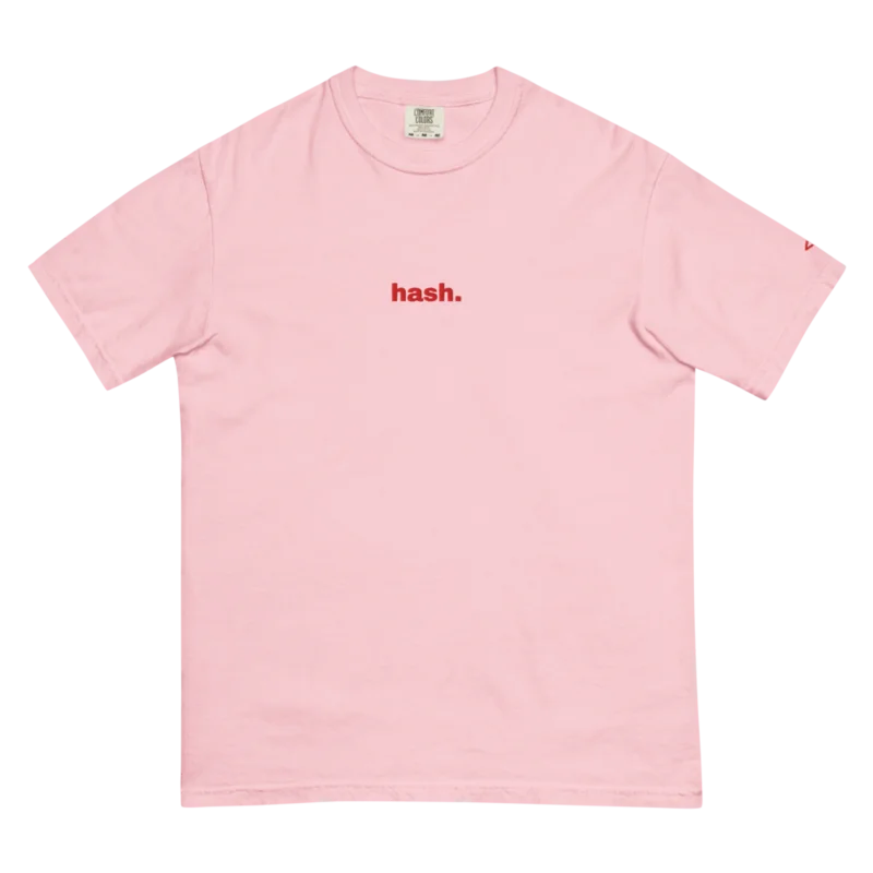 Valentine's Day '25 "hash" Tee - Blossom product image (1)