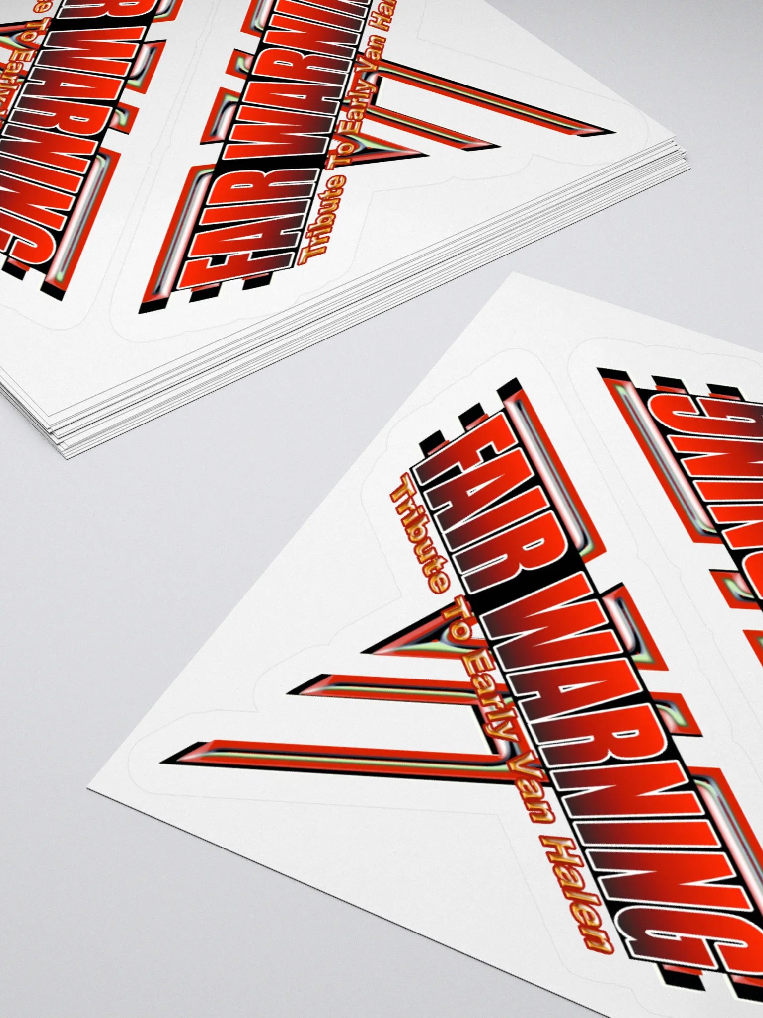 Fair Warning Band Stickers product image (12)