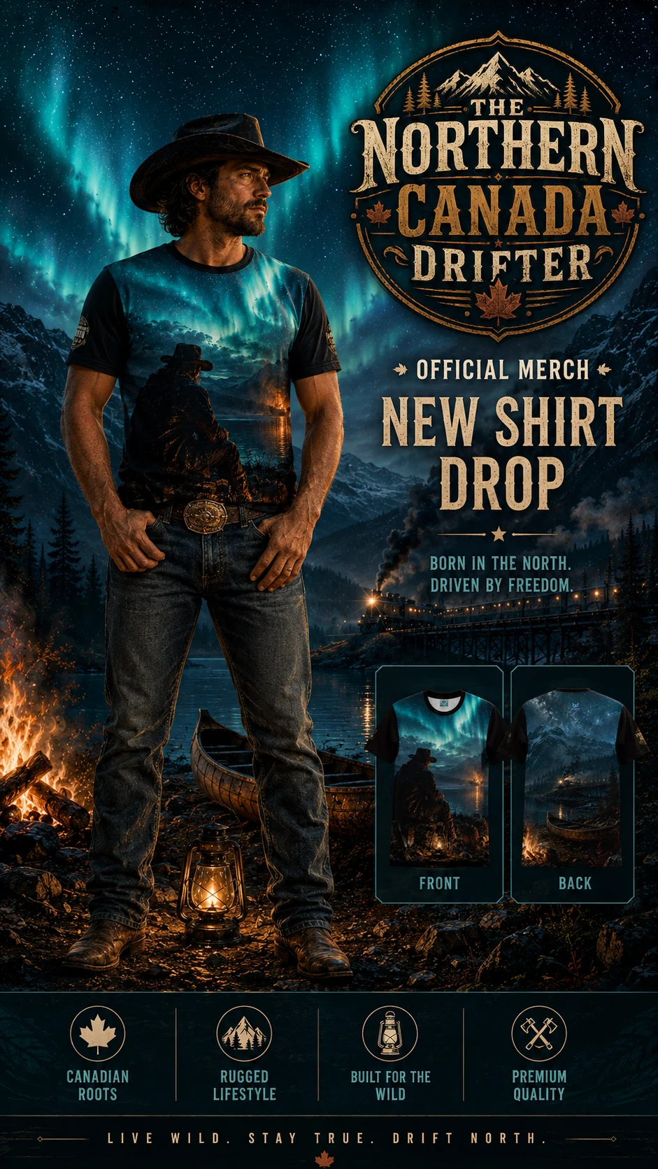 Aurora Wilderness Shirt | Neko Wear+ product image (1)