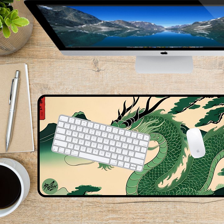 Ryoshin - Forest Guardian (Mori no Shugosha), Ancient Ryū Collection, Desk Mat product image (2)