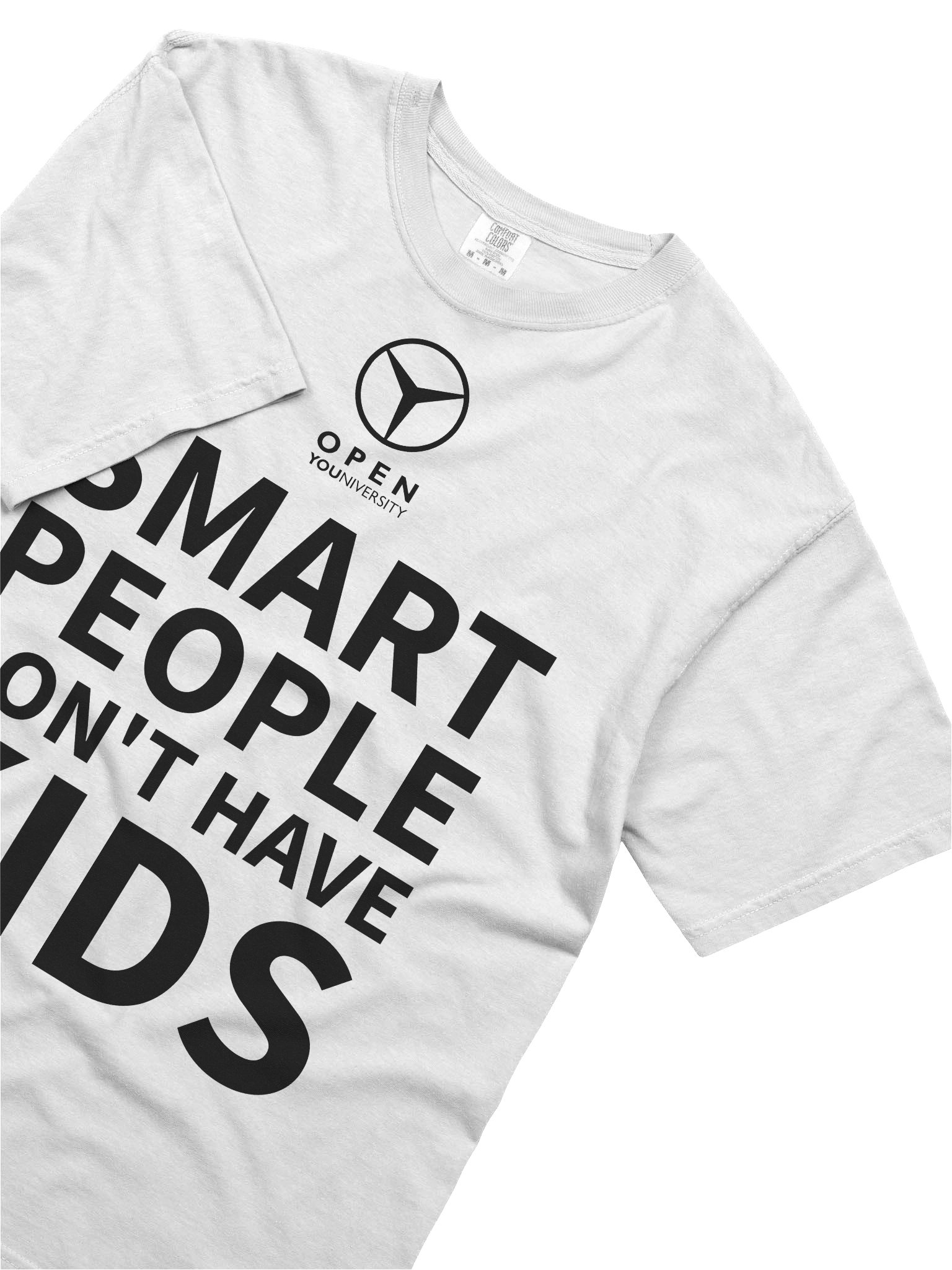 SMART PEOPLE DON'T HAVE KIDS- white version product image (5)