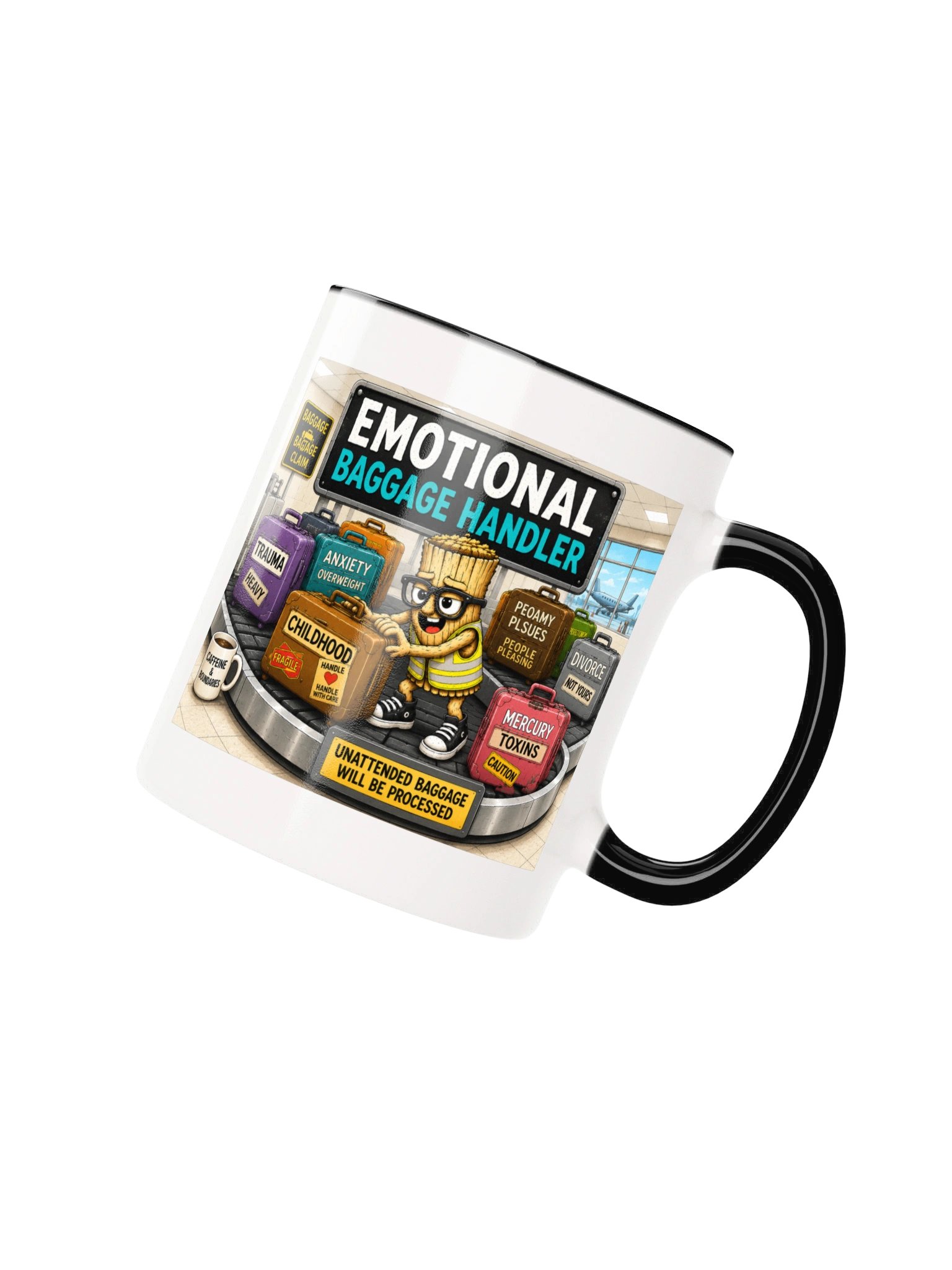 Smudgy The Emotional Baggage Handler | Ceramic Mug 11oz or 15oz product image (22)