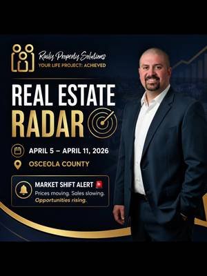 🚨 STOP SCROLLING — The Market Just Shifted If you’re buying, selling, or investing in Central Florida… you NEED to see this. 📉 Sales are dropping FAST 📊 Prices are adjusting 📈 Opportunities are opening RIGHT NOW Most people will wait… Smart people move with strategy. 👉 Buyers — you finally have leverage 👉 Sellers — price it wrong, you lose money 👉 Investors — this is your window 💥 This is NOT a normal market. 📲 DM “STRATEGY” NOW Let’s build your move before everyone else catches on. ⸻ 📍 Kissimmee | Orlando | Central Florida 📞 (787) 598-3943 📧 raily@railypropertysolutions.com 🌐 railypropertysolutions.com 👉 Se habla español. #Rea#RealEstateMarketo#FloridaRealEstates#KissimmeeRealtorl#OrlandoHomesu#HousingMarket   