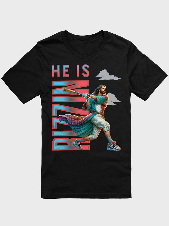 He Is Rizzin Baseball Robes Tee product image (1)