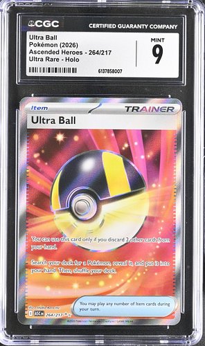 I just added a new item to eBay, Ultra Ball 264/217 Me: Ascended Heroes Holo CGC 9! #eBay #eBaySeller

https://ebay.us/m/5tAfW7