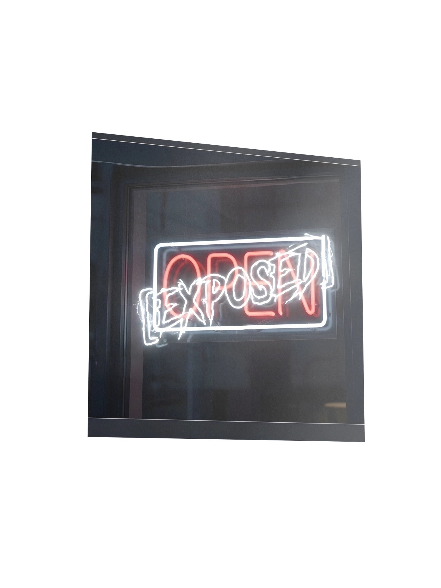 OPEN / EXPOSED Neon Poster product image (3)