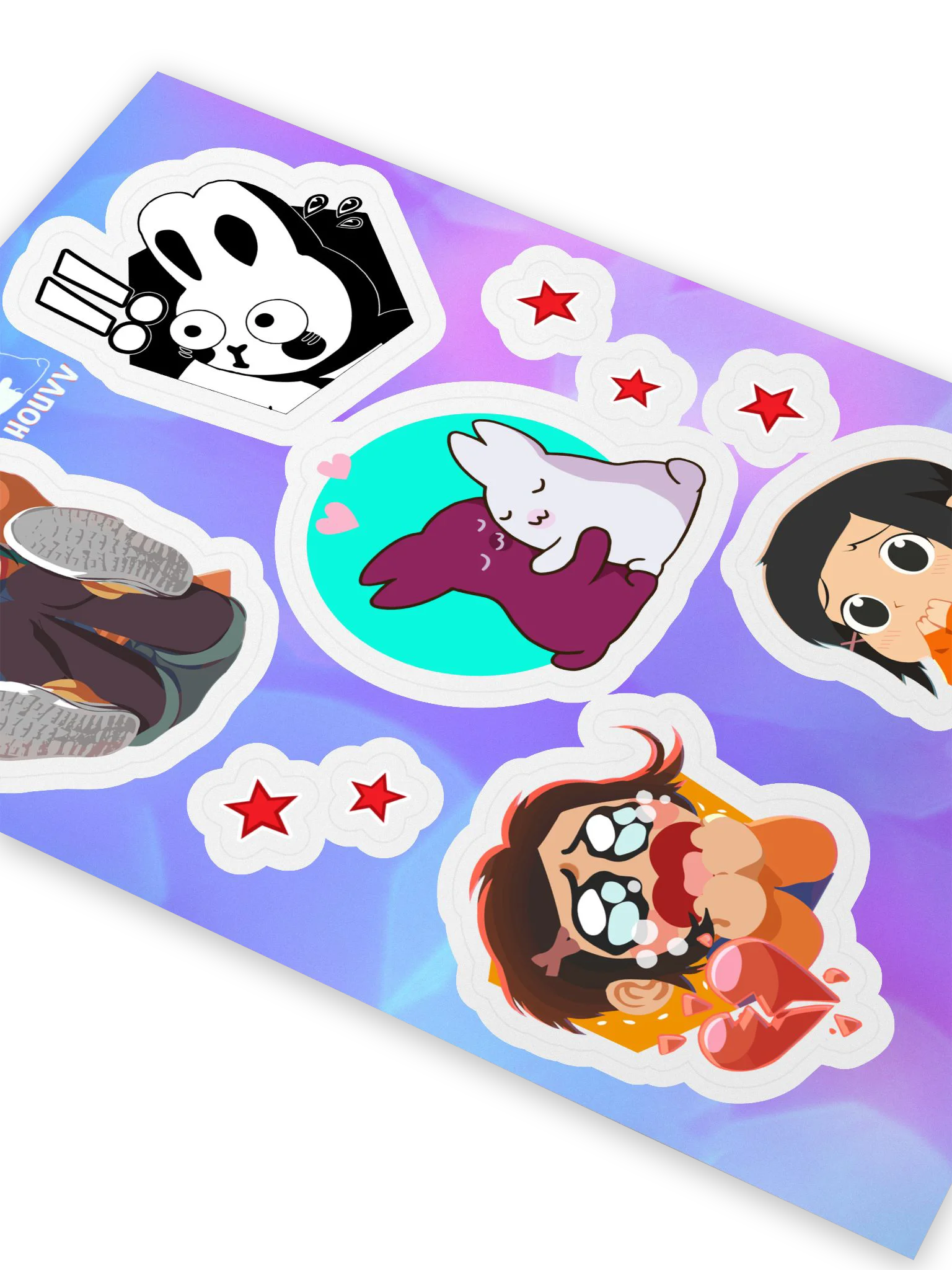 Ling & Bunny sticker sheet product image (3)