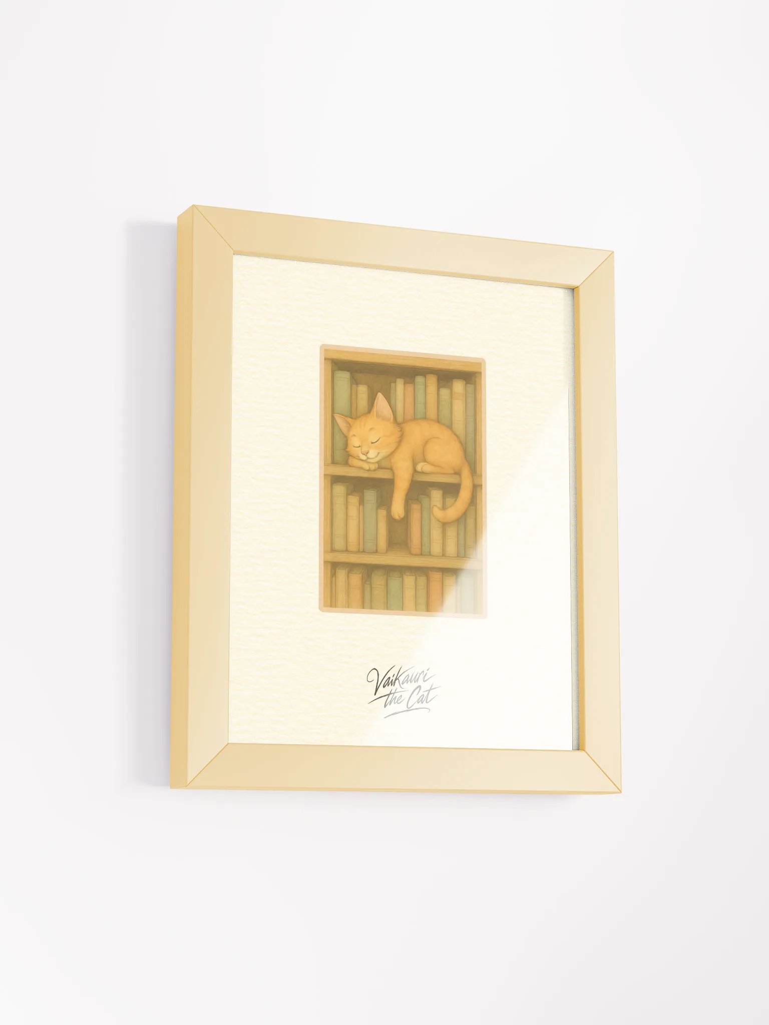Vaikauri the Cat - Framed Matte Artprint product image (3)
