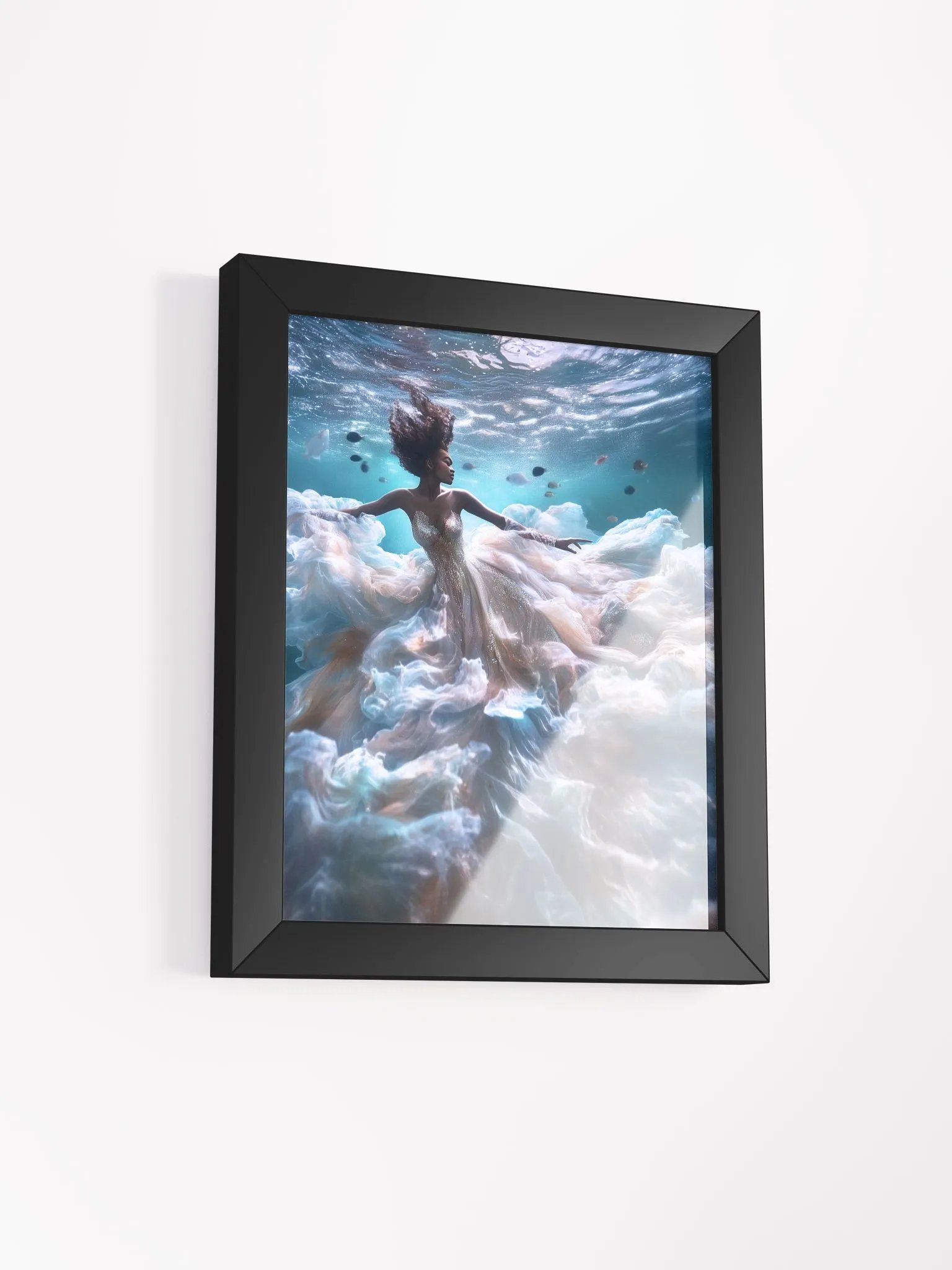 Yemoja: The Majestic Ocean Goddess - Framed Matte Poster product image (19)
