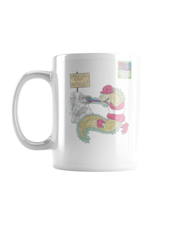 Electrician Eel Mug, Yellow Moray, Red Gear, 11 Ounces product image (1)