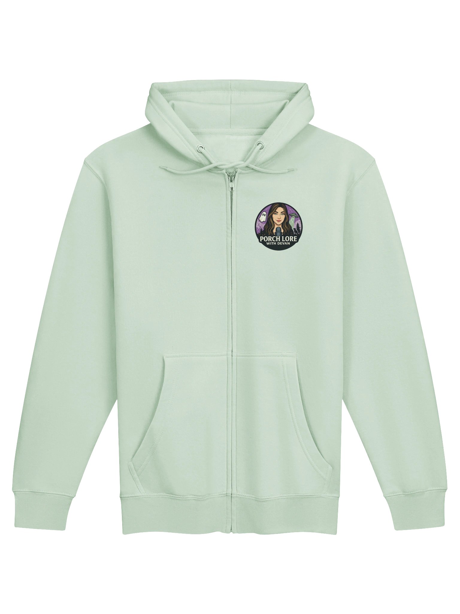 PORCH LORE DEVAN LOGO ZIP UP HOODIE product image (2)