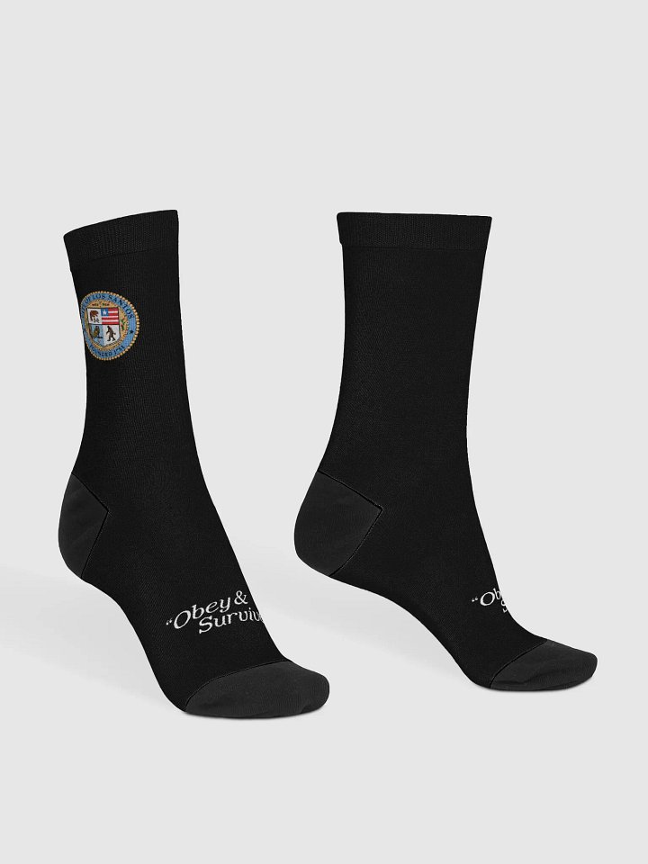 Obey & Survive Socks (black) product image (1)