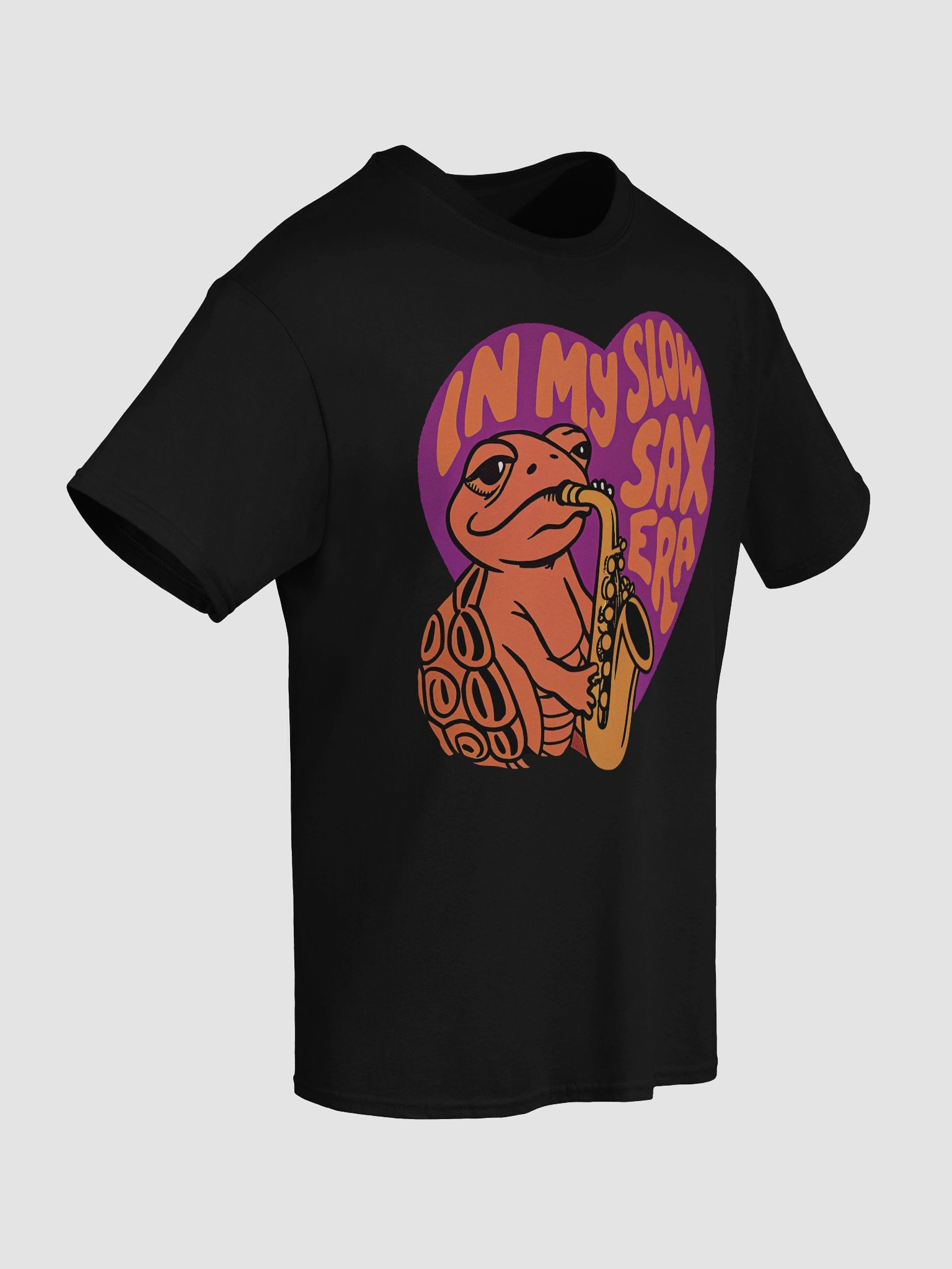Saxophone Turtle Slow Sax Era T-Shirt product image (8)