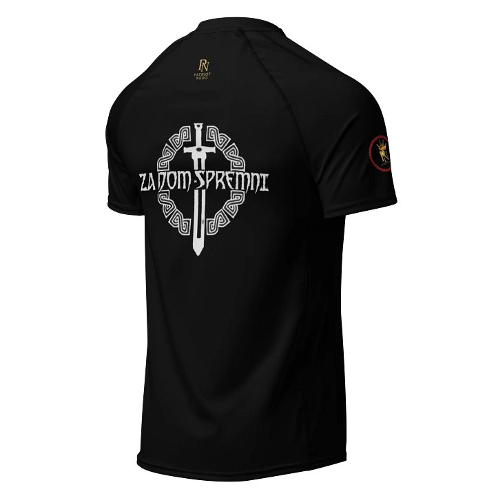 Winged Guardian Cross Men's Rash Guard THOMPSON product image (2)