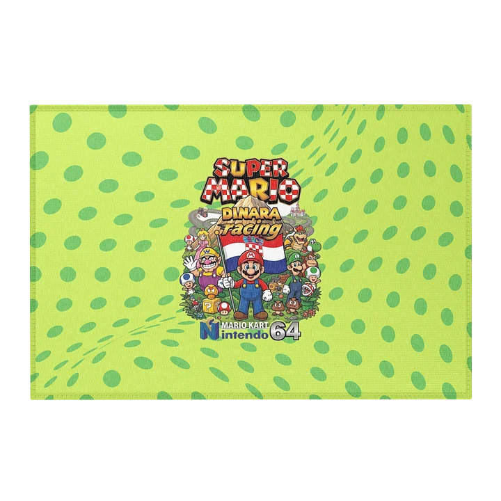 Super Mario Dinara Racing Area Rug product image (2)