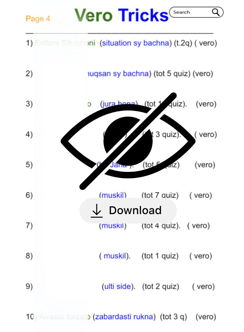Patente B Tricks Book in Urdu PDF Book - Download Guess Book - Trucchi Patente B in Urdu Book product image (10)