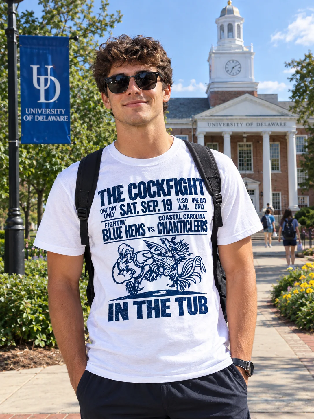 Coastal Carolina vs Delaware Cockfight In The Tub Gameday Shirt product image (1)