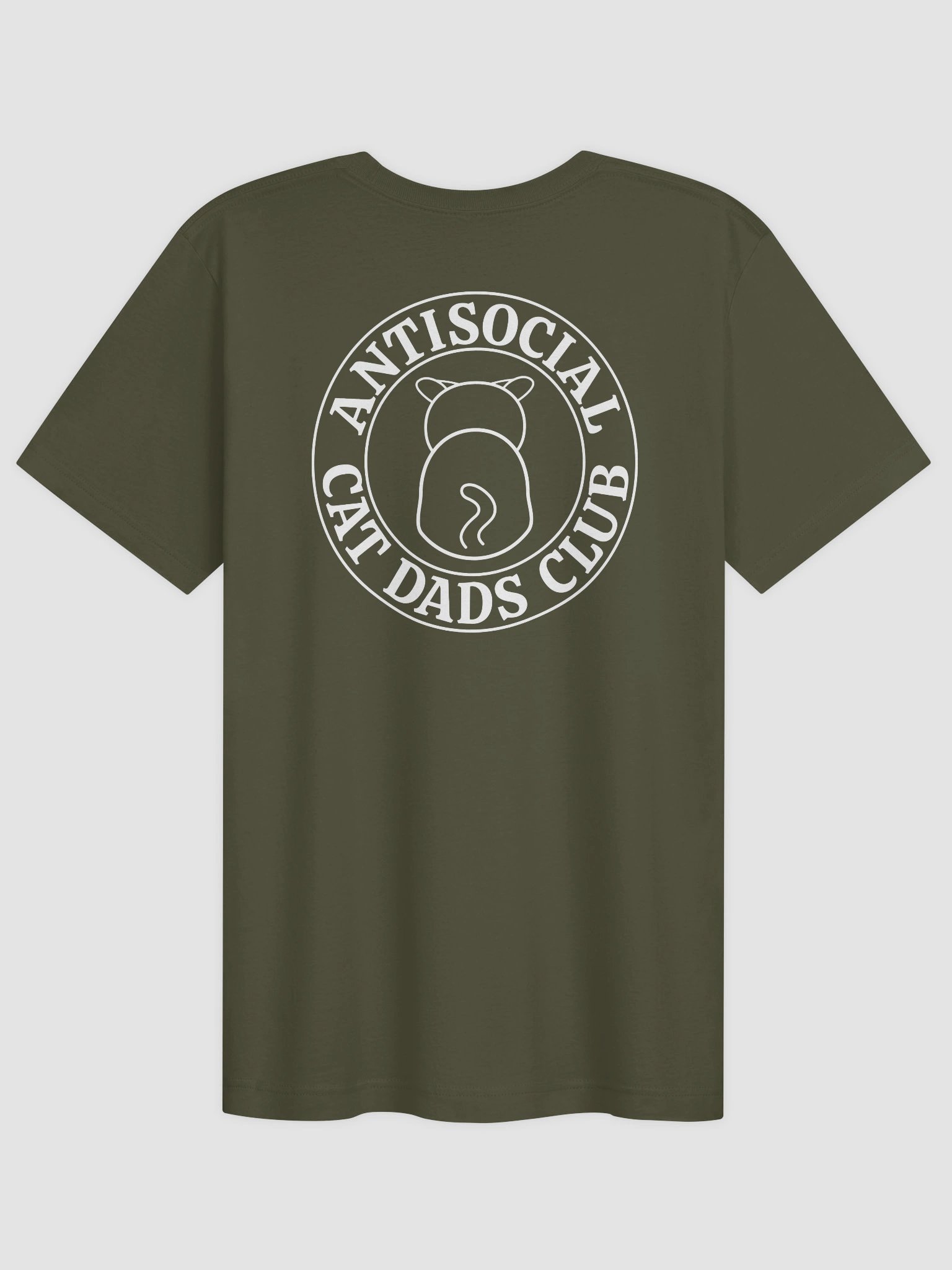 Antisocial Cat Dads Club 2 (Back Print) - Unisex Adult Super Soft Lightweight T-shirt product image (11)