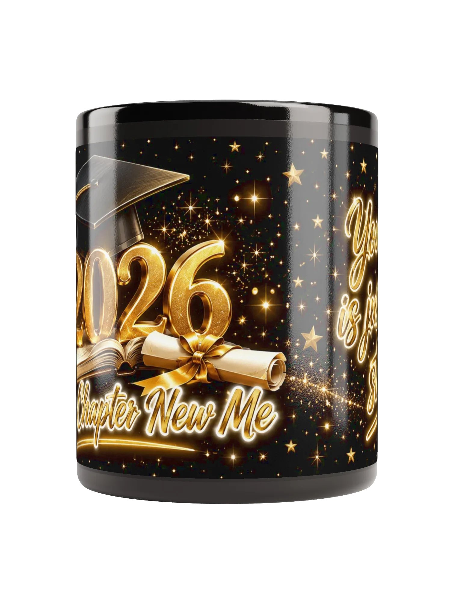 Class of 2026 — Black Glossy Graduation Mug product image (2)