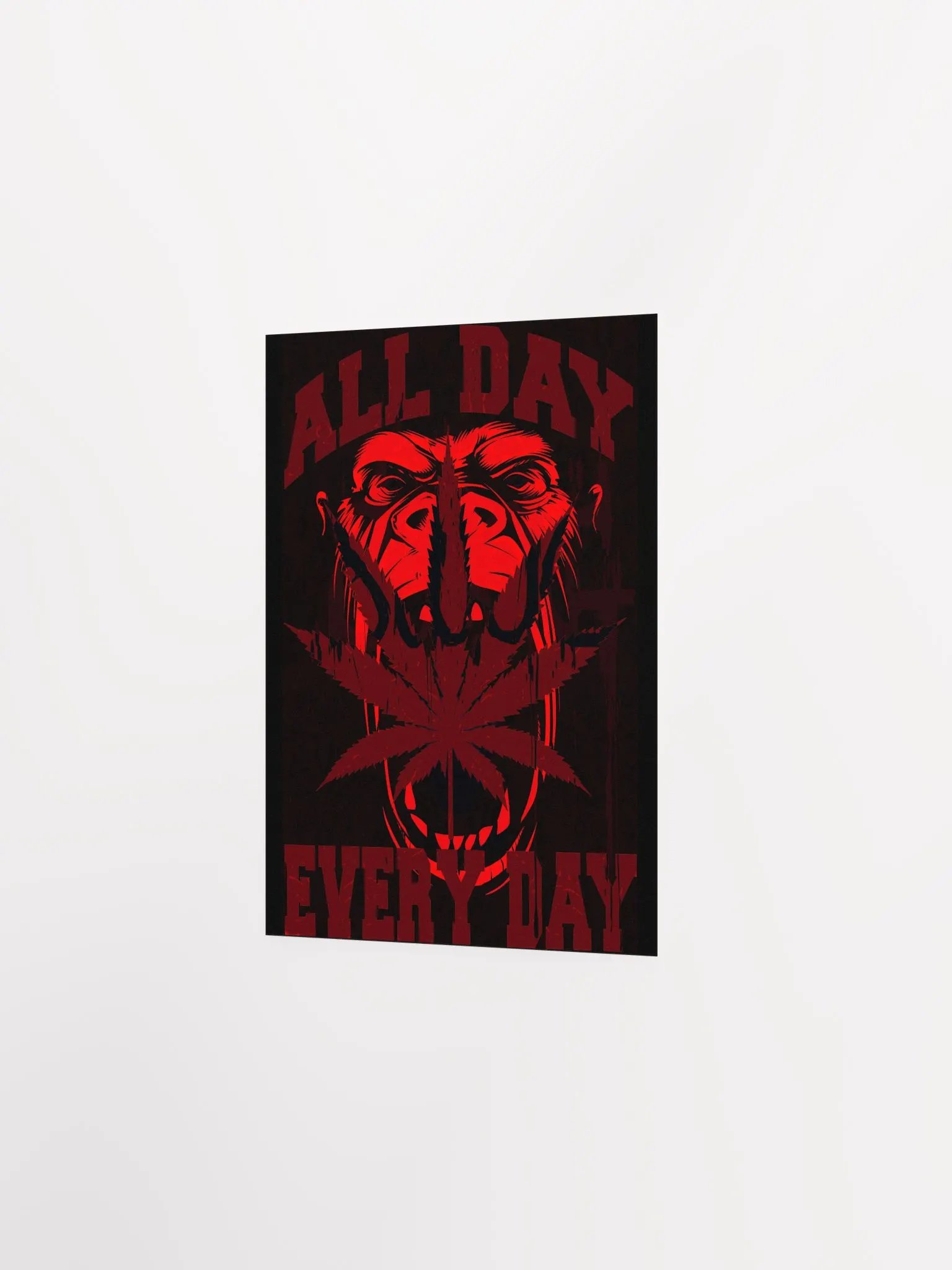 Gorilla Warfare - RED | Matte Poster Print product image (9)