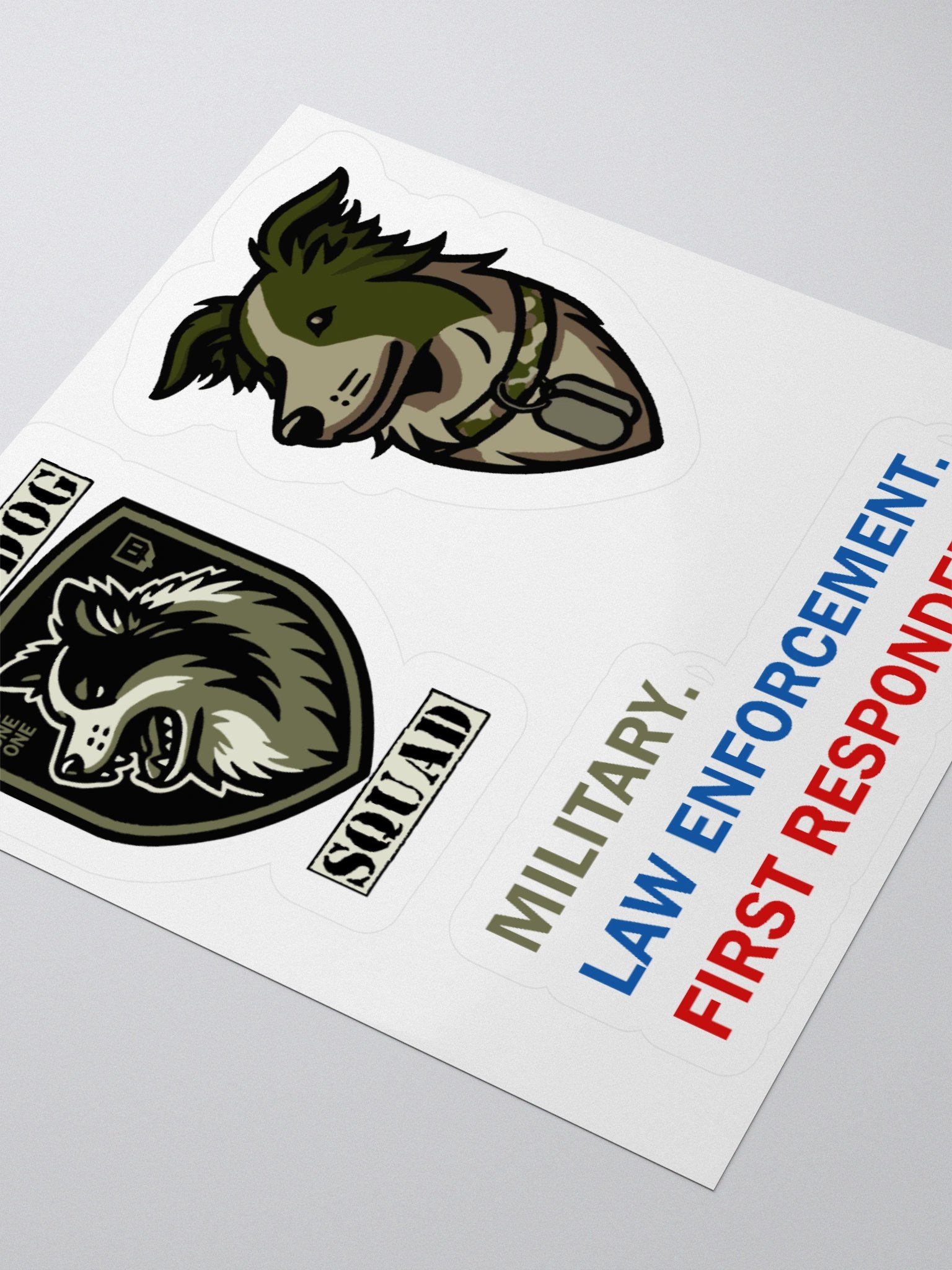 K9 Sheepdog Squad Sticker Set product image (8)