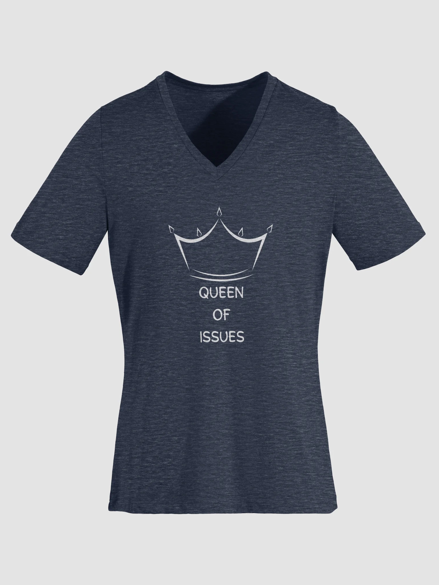 Queen Of Issues Relaxed V-Neck Tee product image (29)