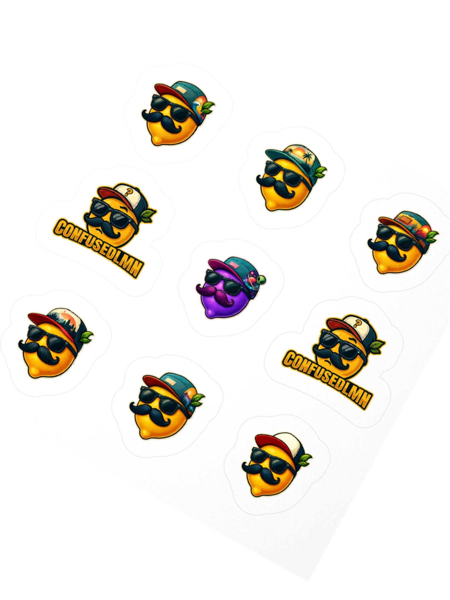 Lemon Crew Sticker Set product image (2)