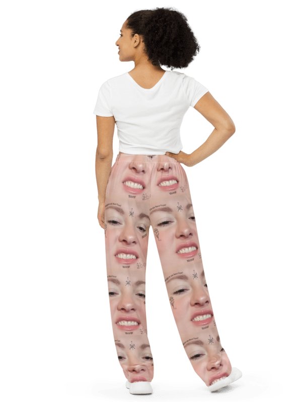 Ruble's Inked Neat Pantaloons | NEAT Merch Wide Leg Pants product image (2)