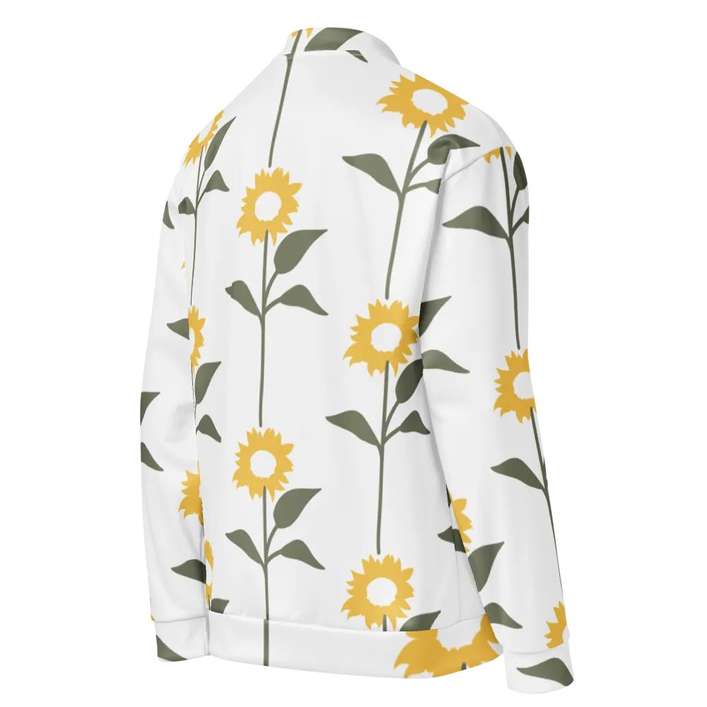 Sunflower Symphony Bomber Jacket product image (8)