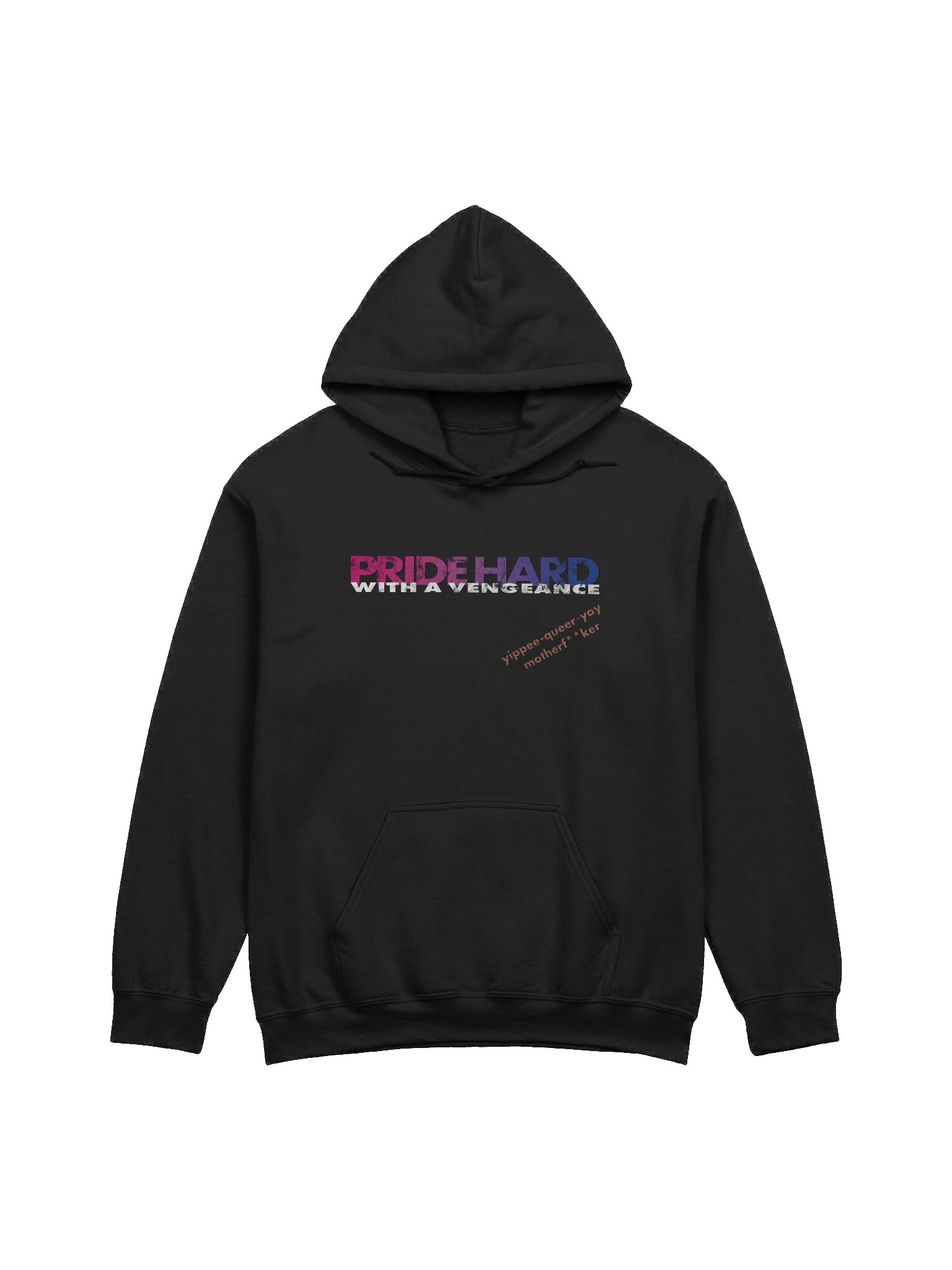 Bisexual "Pride Hard" Hoodie product image (1)