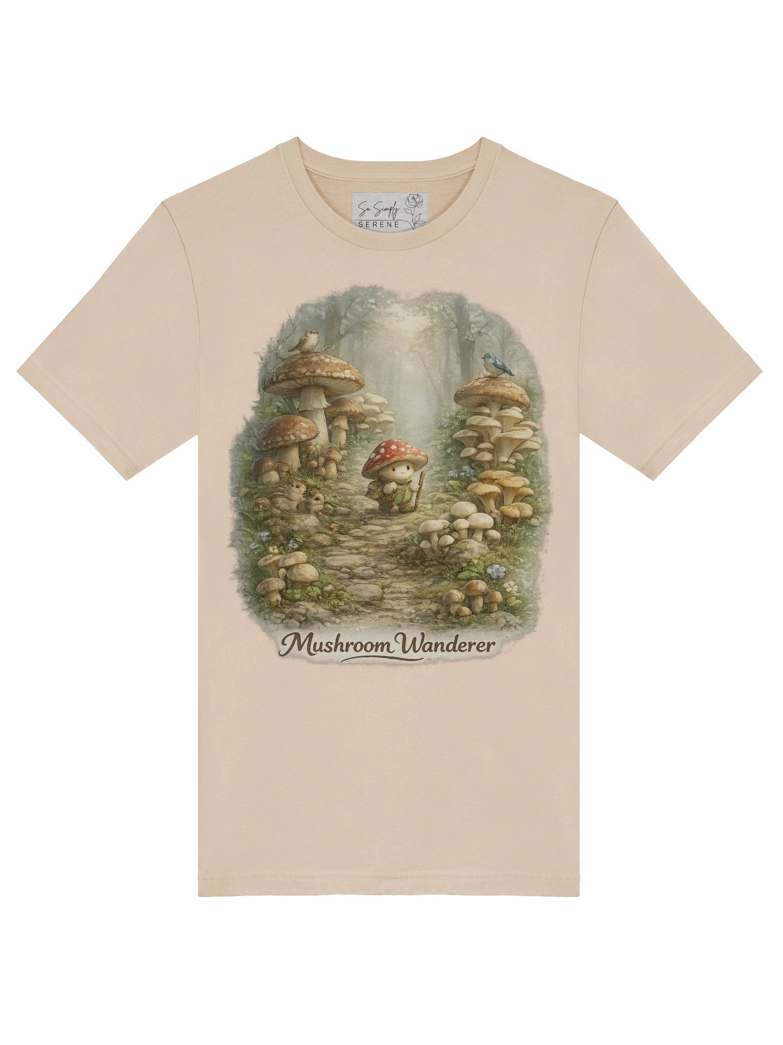 Mushroom Wanderer Tee — Forest Friends Collection product image (5)