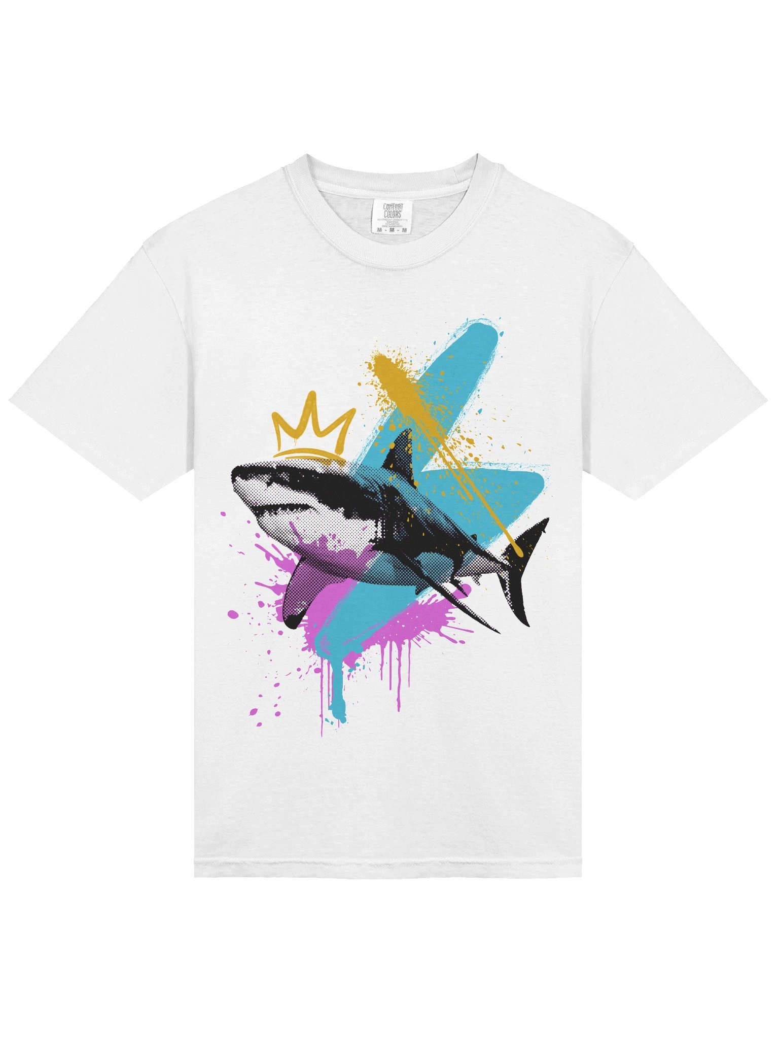 Prince Shark Painted Halftone Tee product image (23)